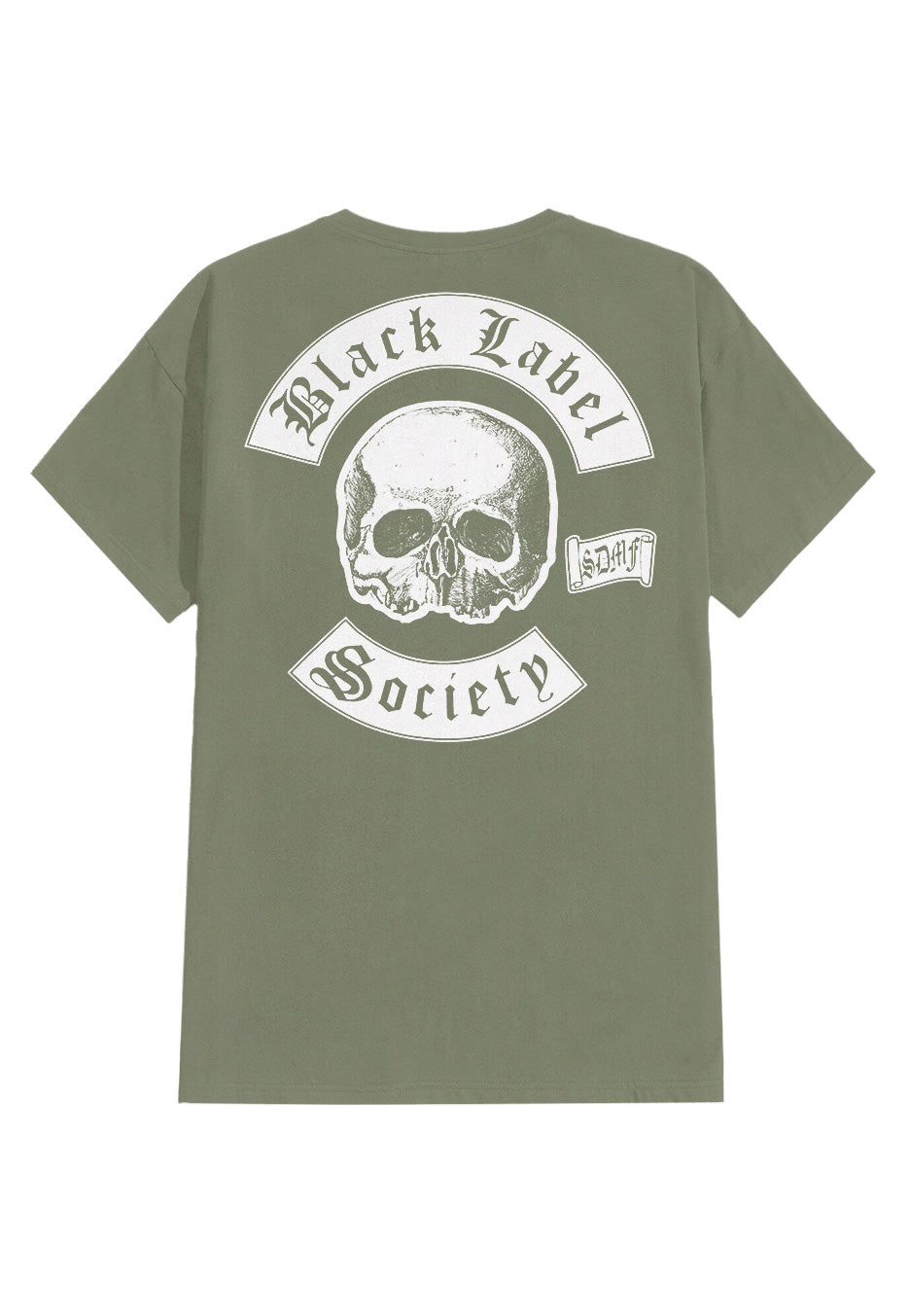 Black Label Society - Skull Logo Pocket Olive - T-Shirt | Neutral-Image