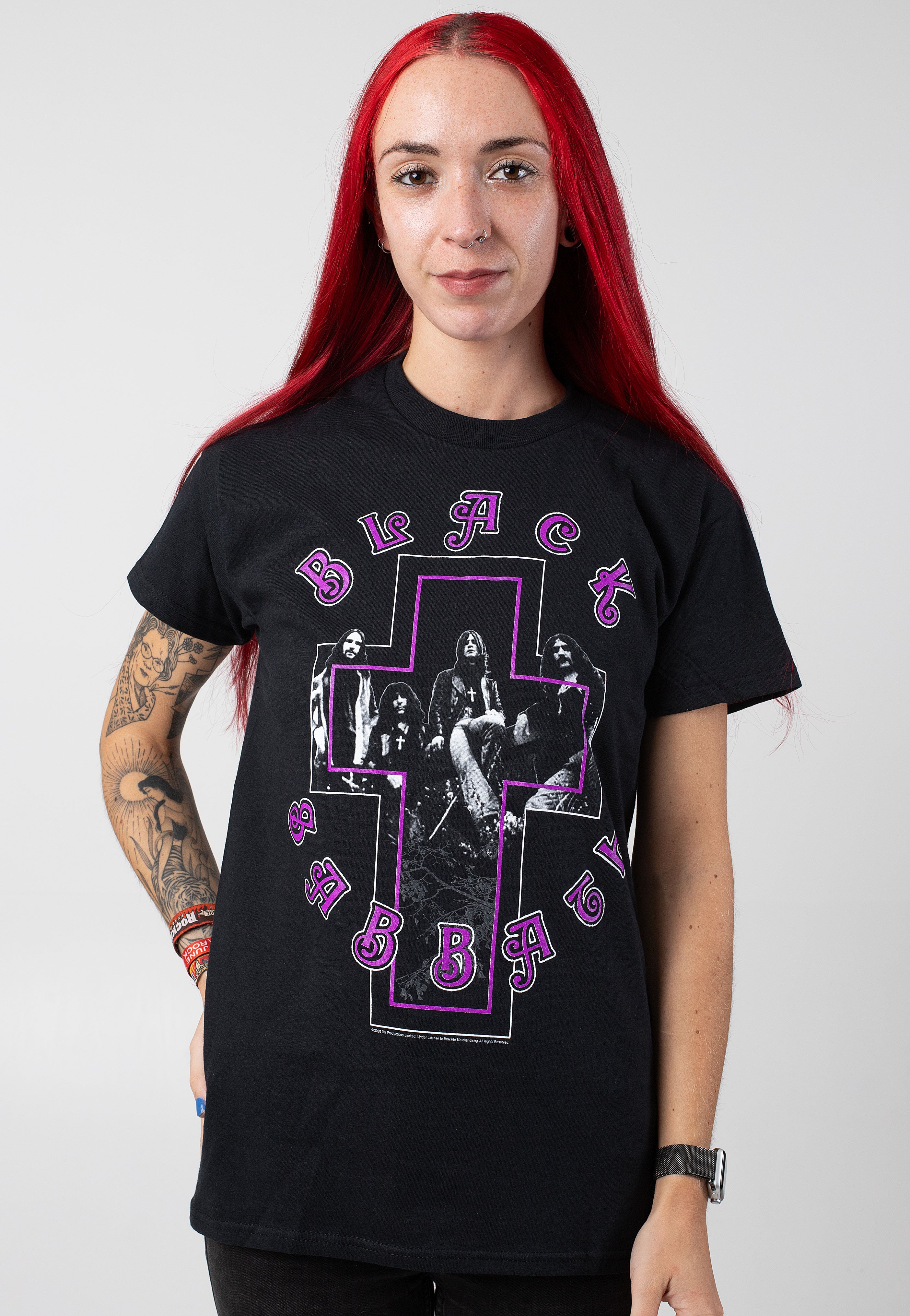 Black Sabbath - Crucifix Band - T-Shirt | Women-Image