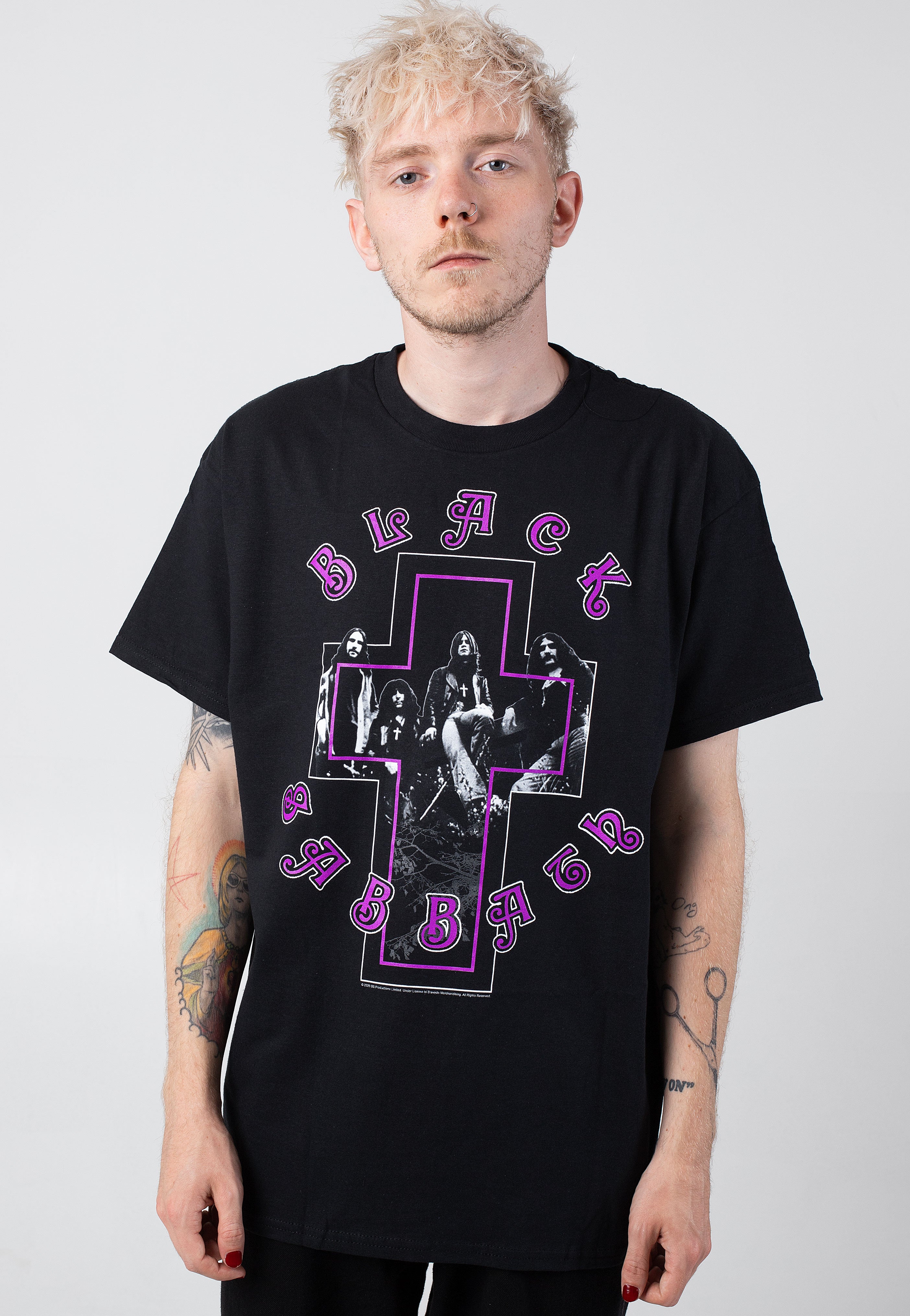 Black Sabbath - Crucifix Band - T-Shirt | Men-Image