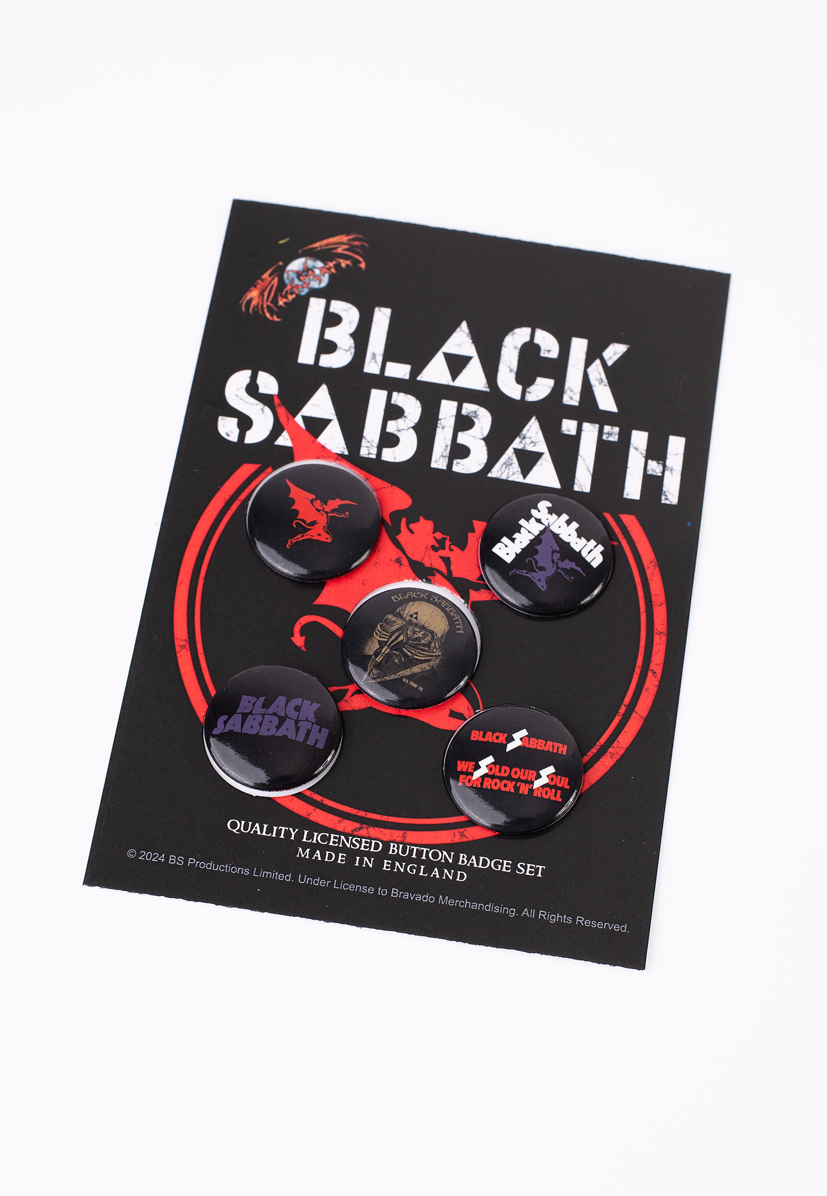 Black Sabbath - Red Devil - Button | Neutral-Image