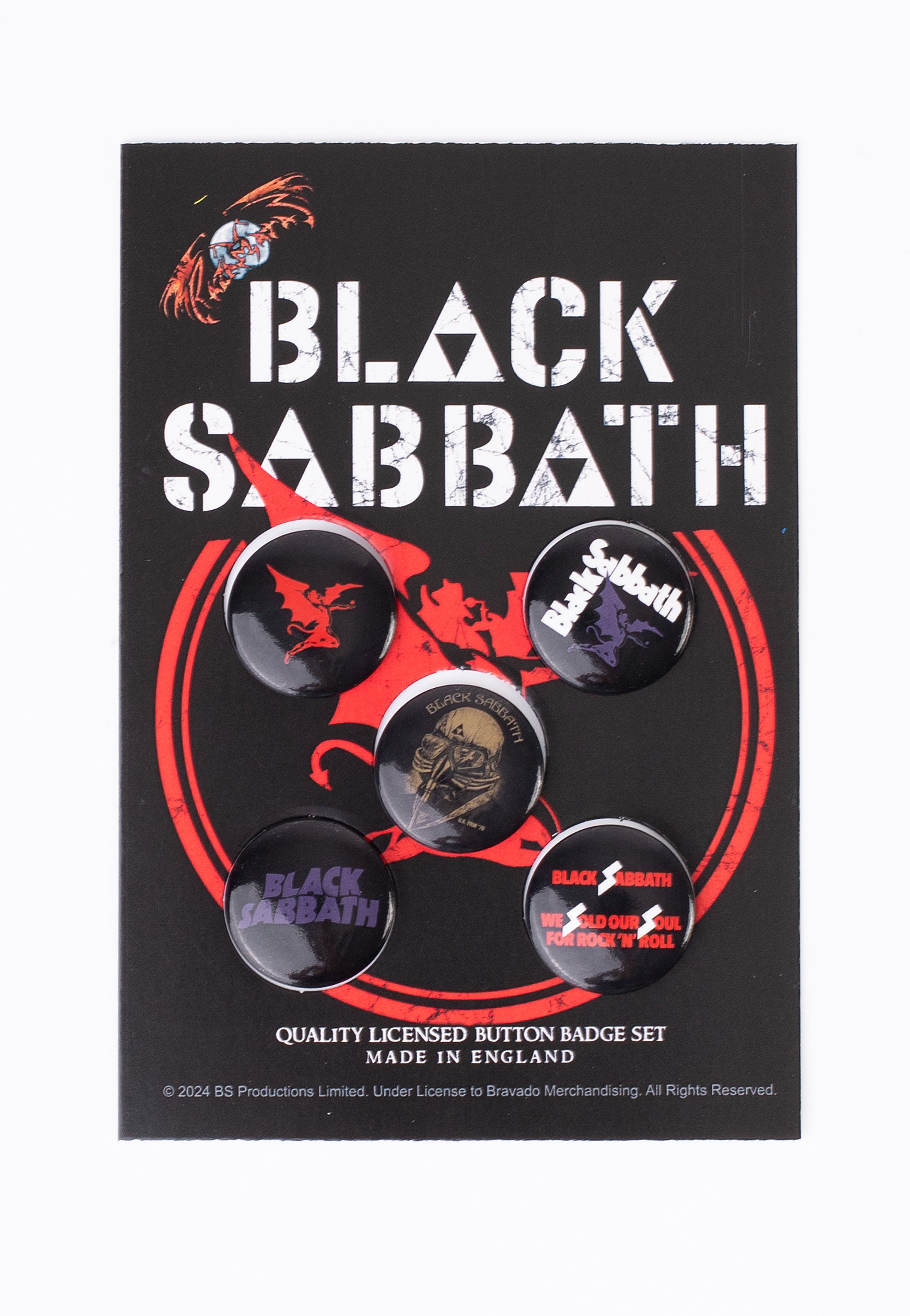 Black Sabbath - Red Devil - Button | Neutral-Image