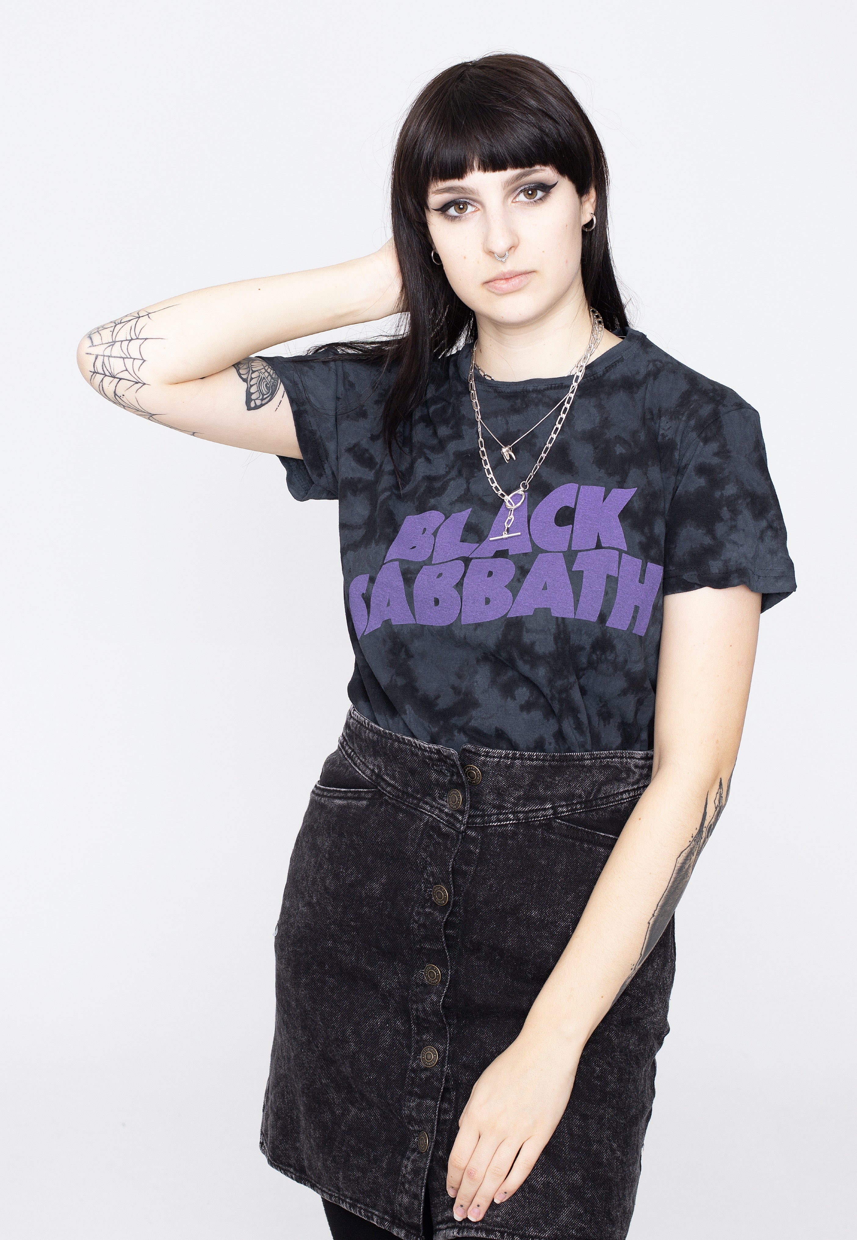 Black Sabbath - Wavy Logo Dip Dye - T-Shirt | Women-Image