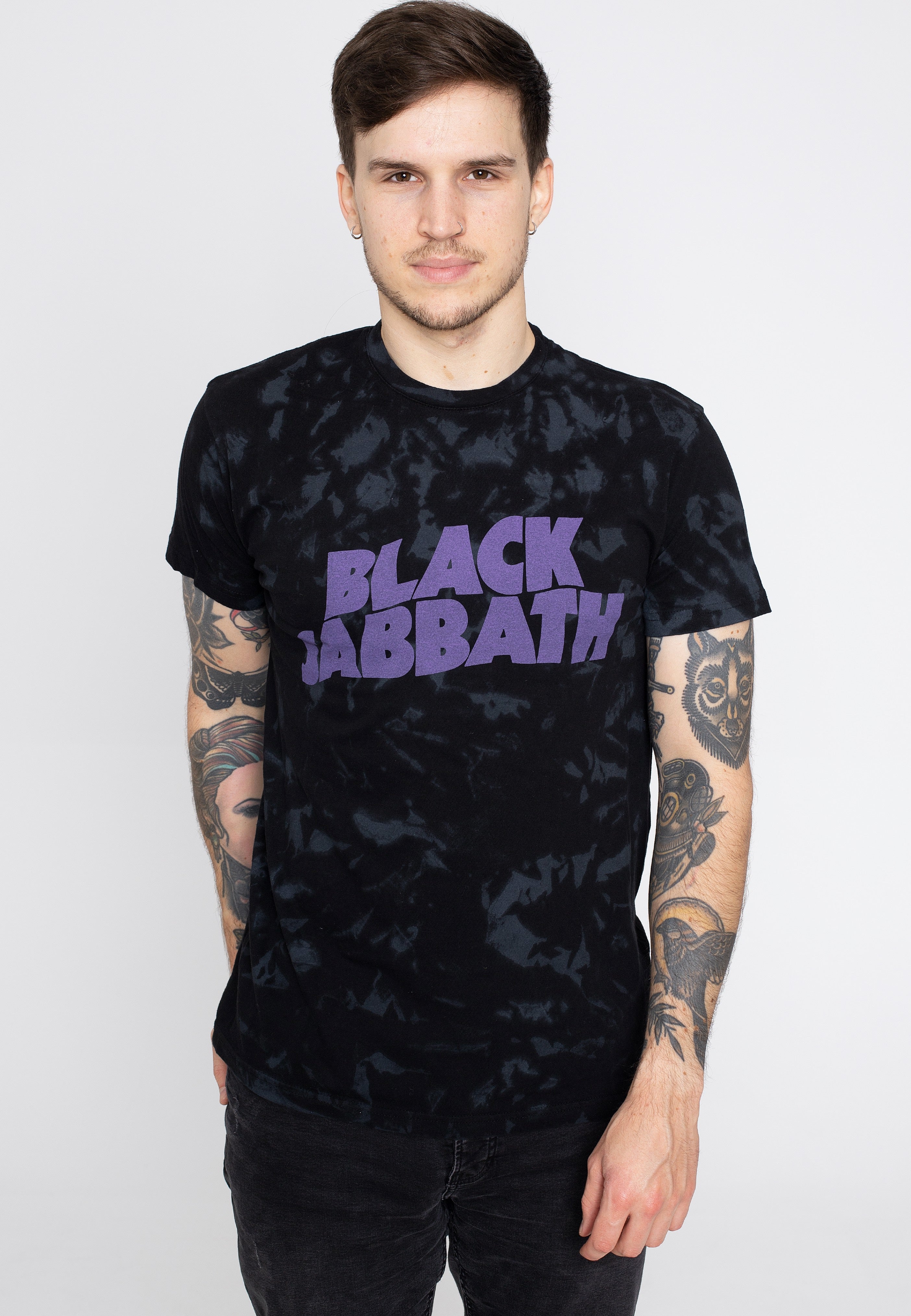 Black Sabbath - Wavy Logo Dip Dye - T-Shirt | Men-Image