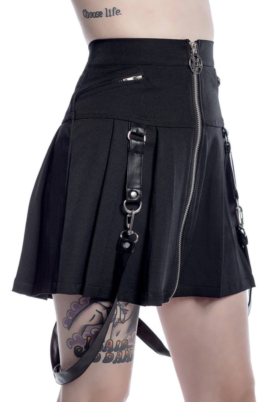 Killstar - Blaire B*tch Black - Skirt | Women-Image