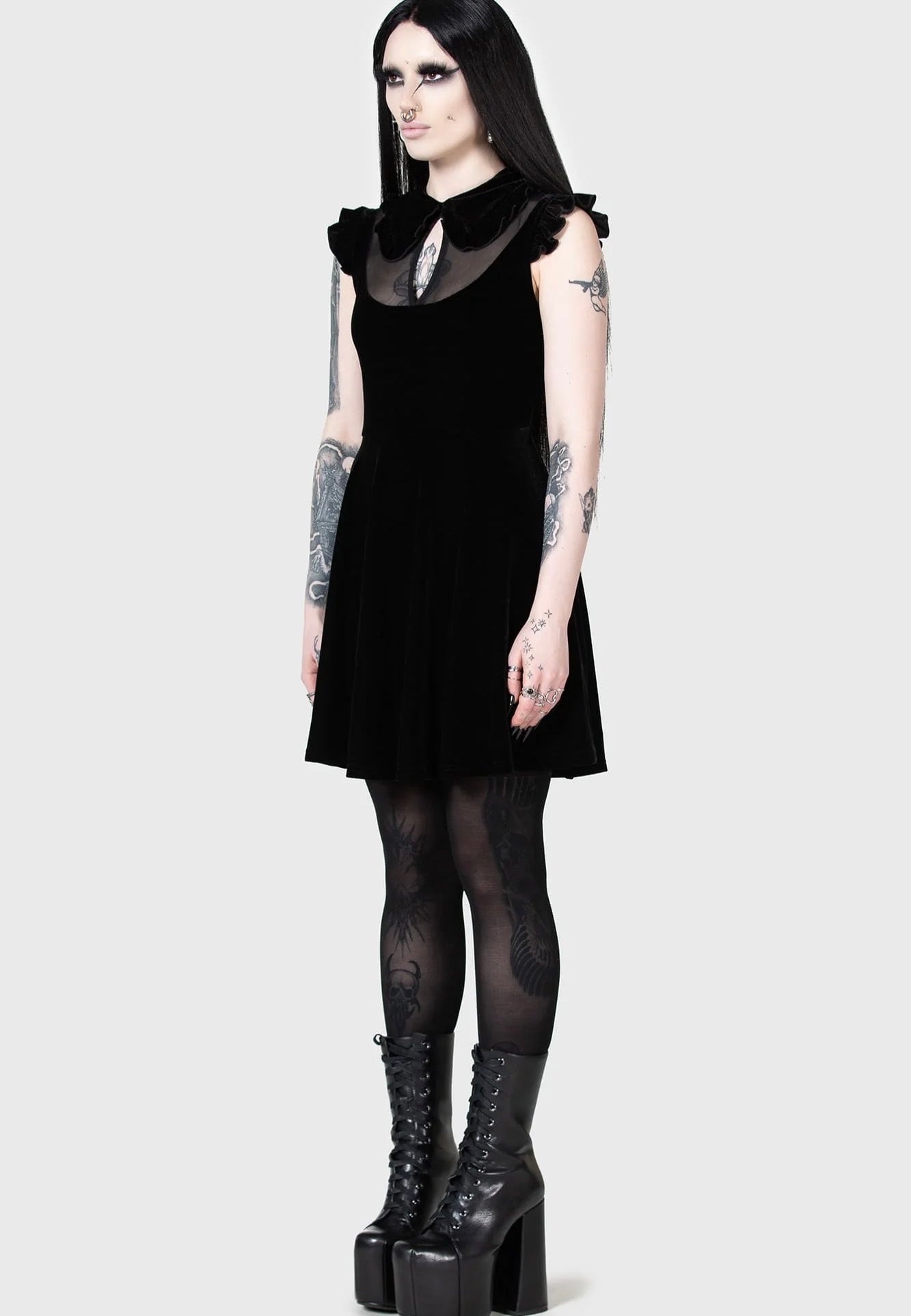 Killstar - Blazeorb Mini Black - Dress | Women-Image