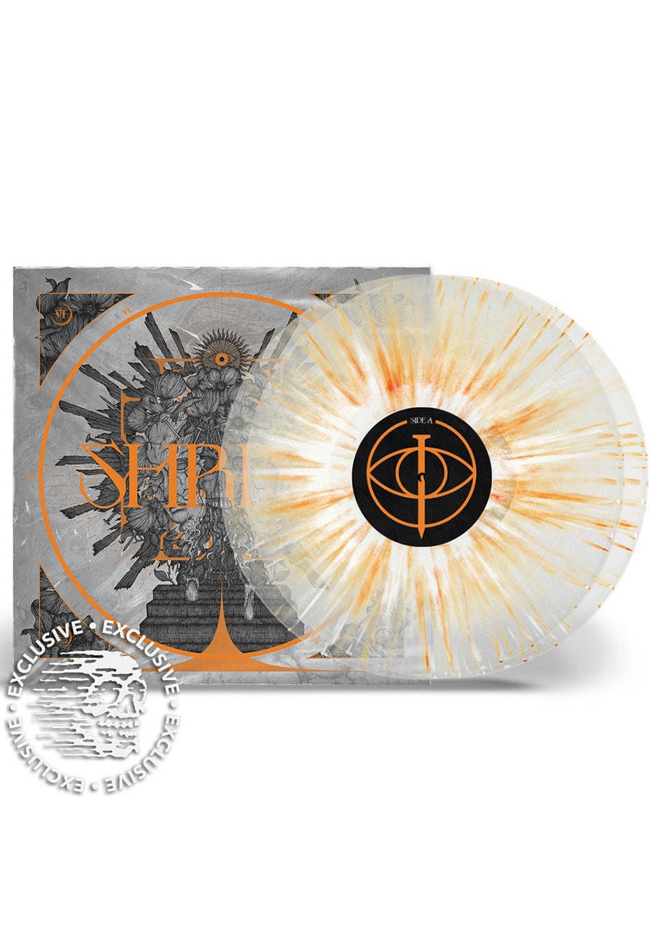 Bleed From Within - Shrine Ltd. Transparent/Orange/White - Splattered 2 Vinyl | Neutral-Image