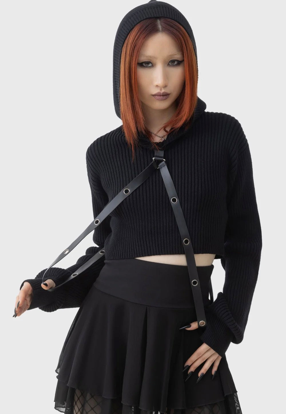 Killstar - Blight Black/Grey - Pullover | Women-Image