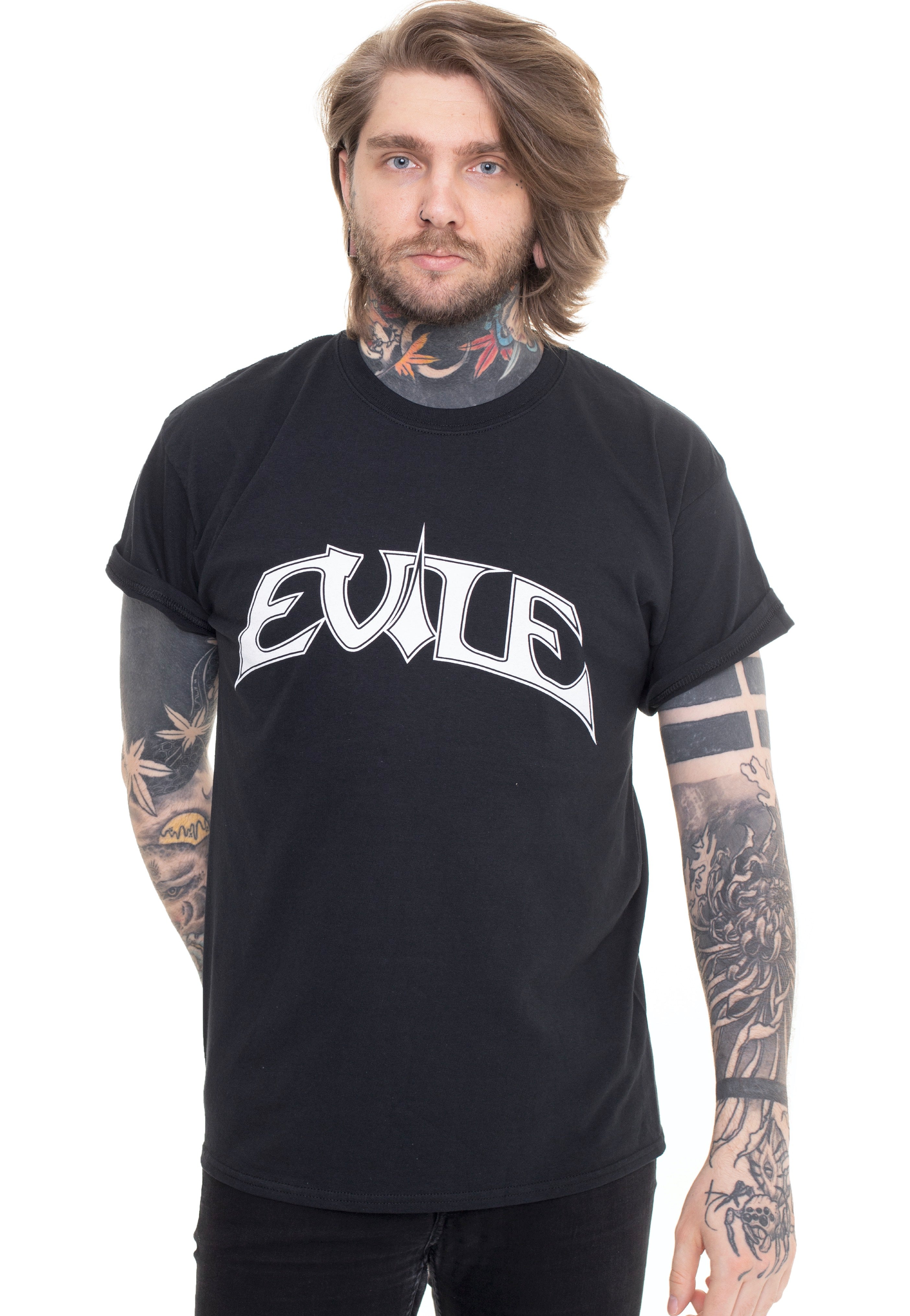 Evile - Logo Black/White - T-Shirt | Men-Image