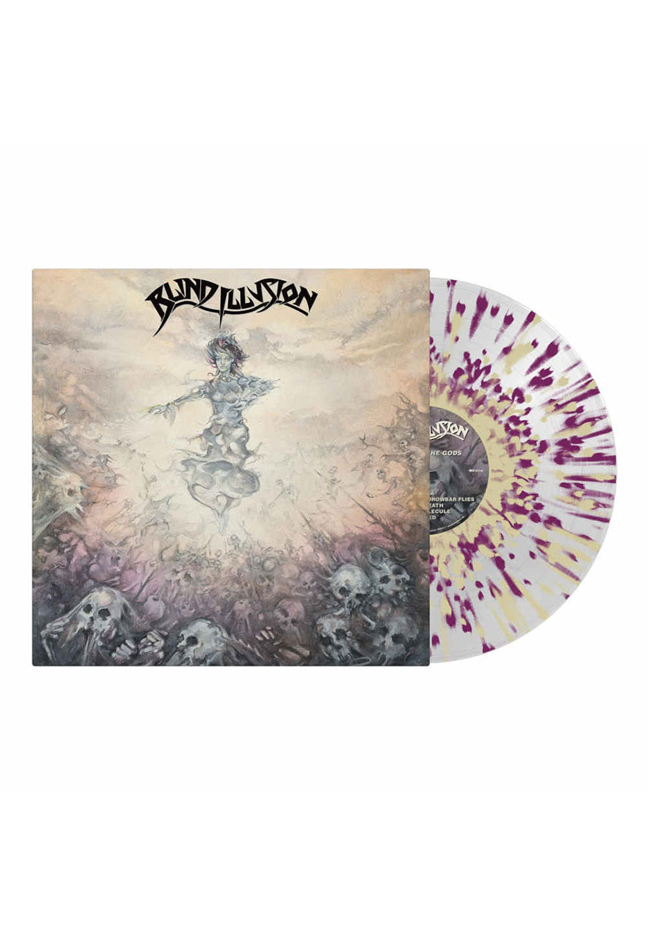 Blind Illusion - Wrath Of The Gods Durchsichtig Lila Beige White - Splattered Vinyl | Neutral-Image