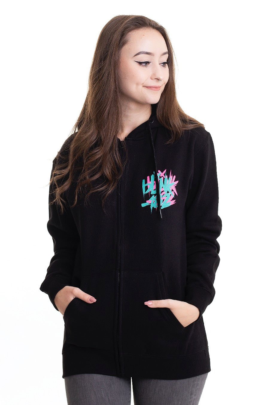 Blink 182 - Double Six Arrow Smile - Zipper | Women-Image