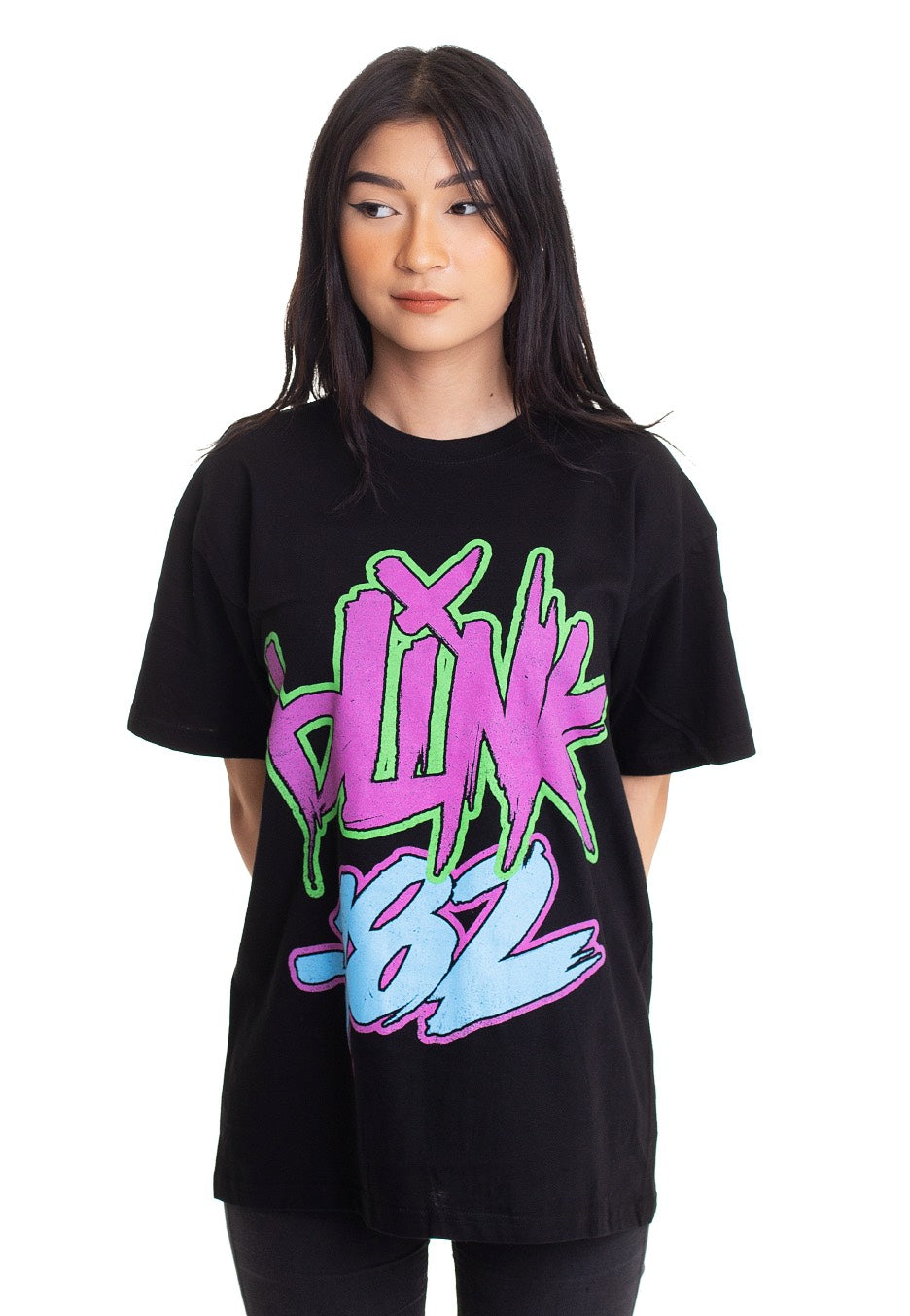 Blink 182 - Neon Logo - T-Shirt | Women-Image