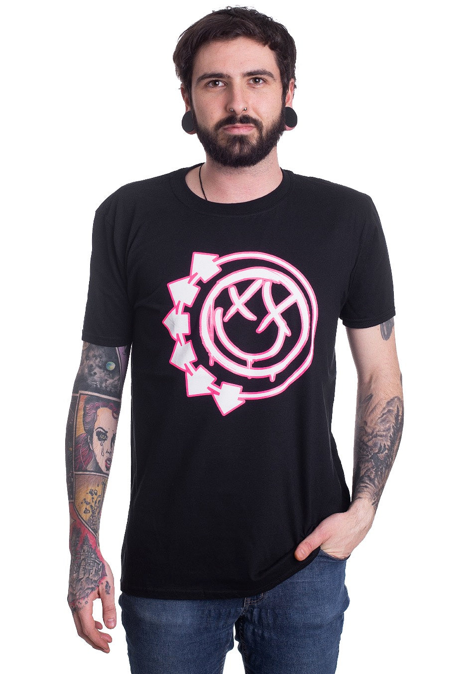 Blink 182 - Six Arrow Smile - T-Shirt | Men-Image