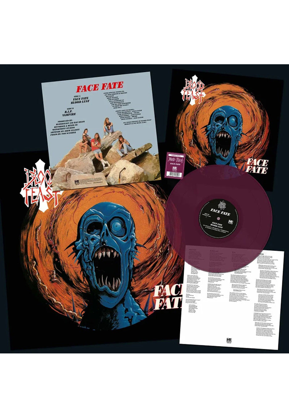 Blood Feast - Face Fate Purple - Colored Vinyl | Neutral-Image