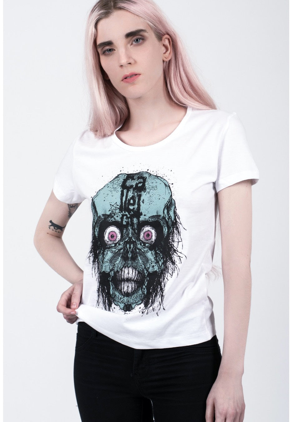 Callejon - Blue Zombie Skull - Girly | Women-Image