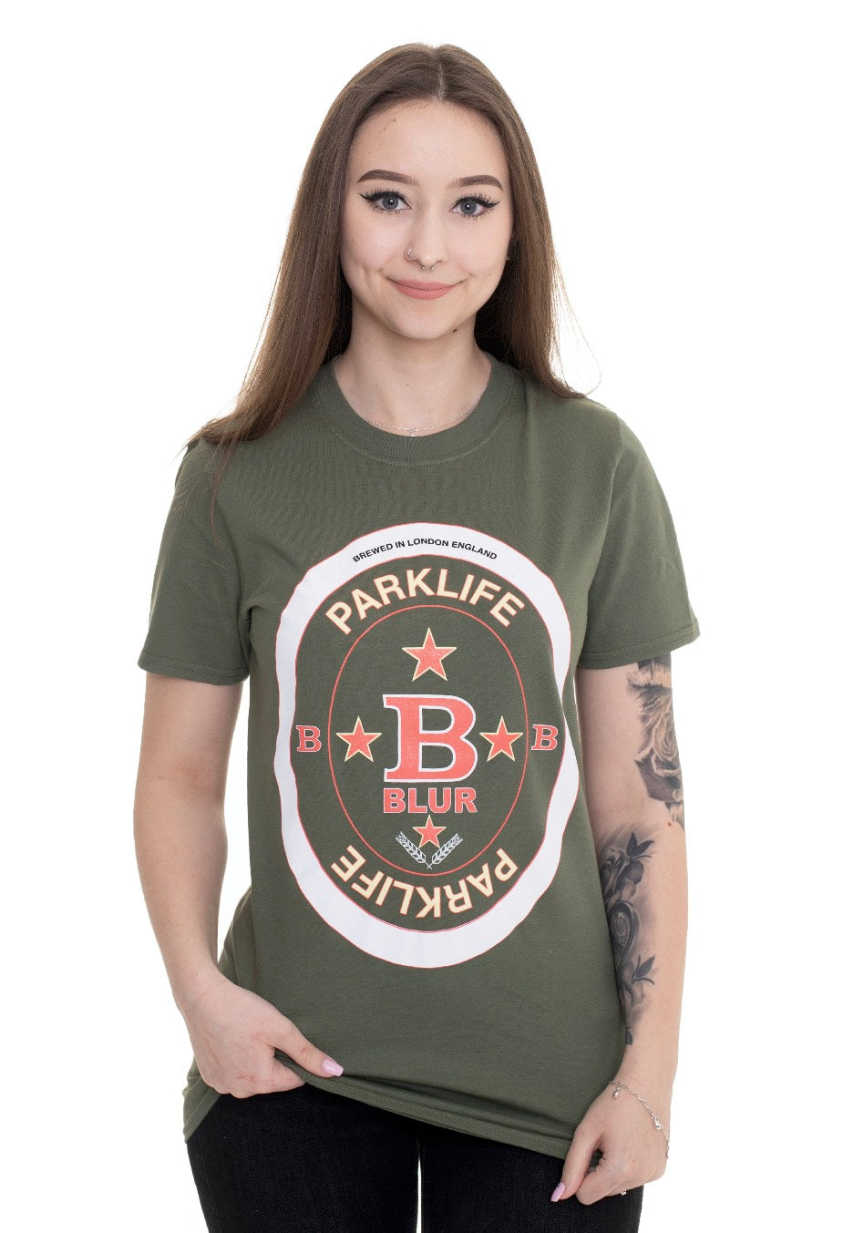 Blur - Parklife Beermat Green - T-Shirt | Women-Image