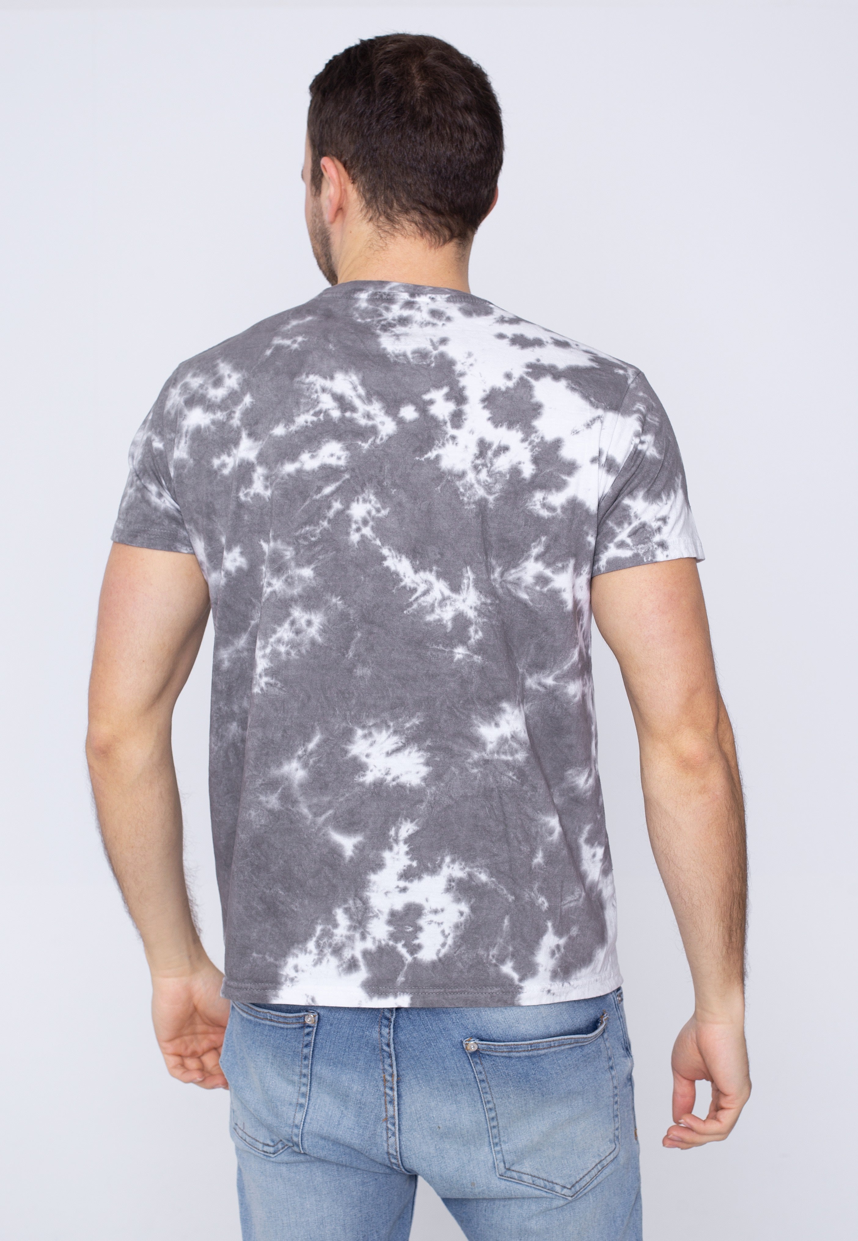 Bob Marley - Neon Sign Dip Dye On White - T-Shirt | Men-Image