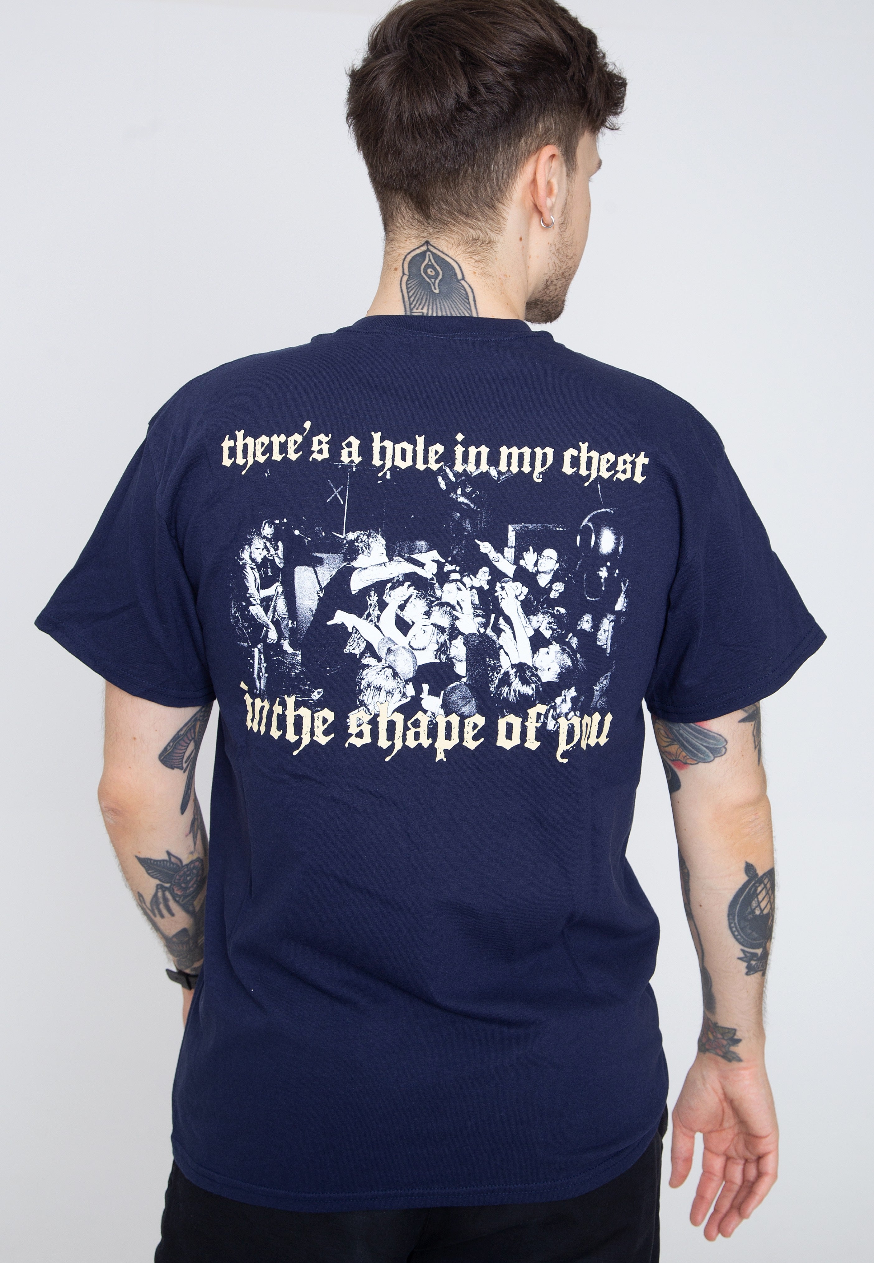 Bodysnatcher - Hole In My Chest Live Photo Navy - T-Shirt | Men-Image