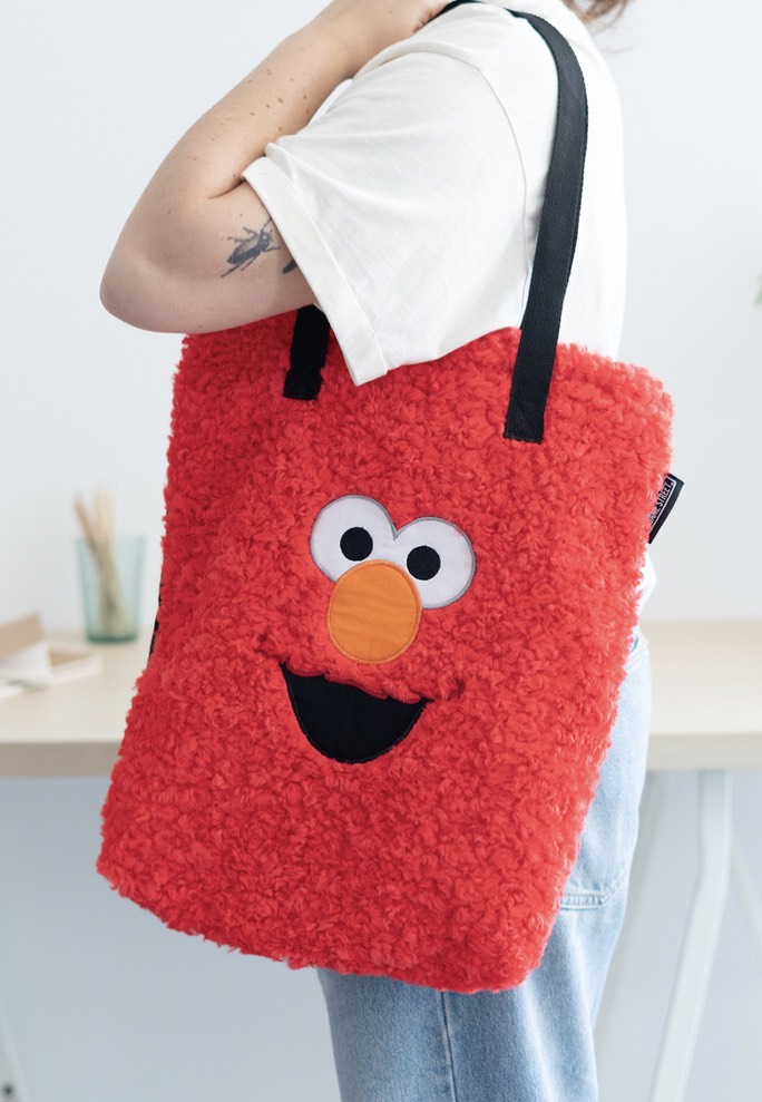 Sesame Street - Elmo Plush - Tote Bag | Neutral-Image