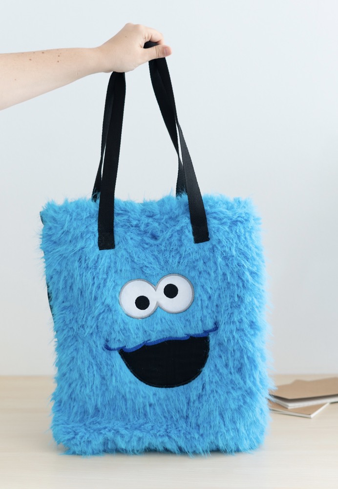 Sesame Street - Cookie Monster Plush - Tote Bag | Neutral-Image