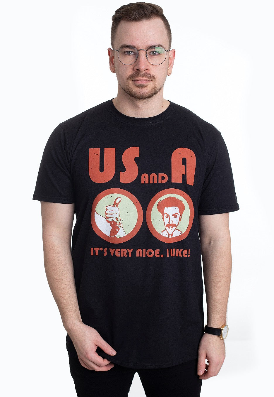 Borat - US and A, Very Nice, I Like - T-Shirt | Men-Image