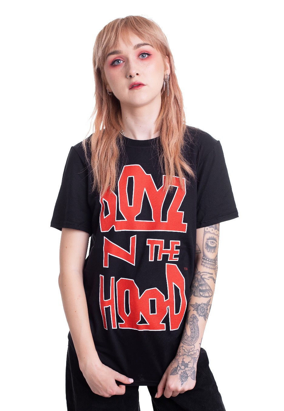 Boyz N The Hood - Vertical Logo - T-Shirt | Women-Image