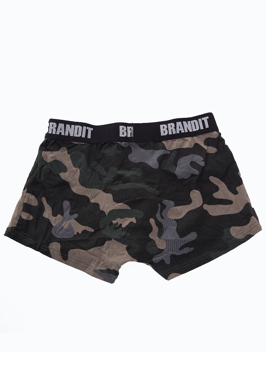 Brandit - Boxer Logo 2er Pack Darkcamo/Black - Boxershorts | Men-Image