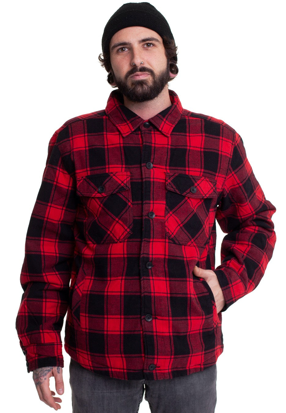 Brandit - Lumberjacket Red/Black - Jacket | Men-Image