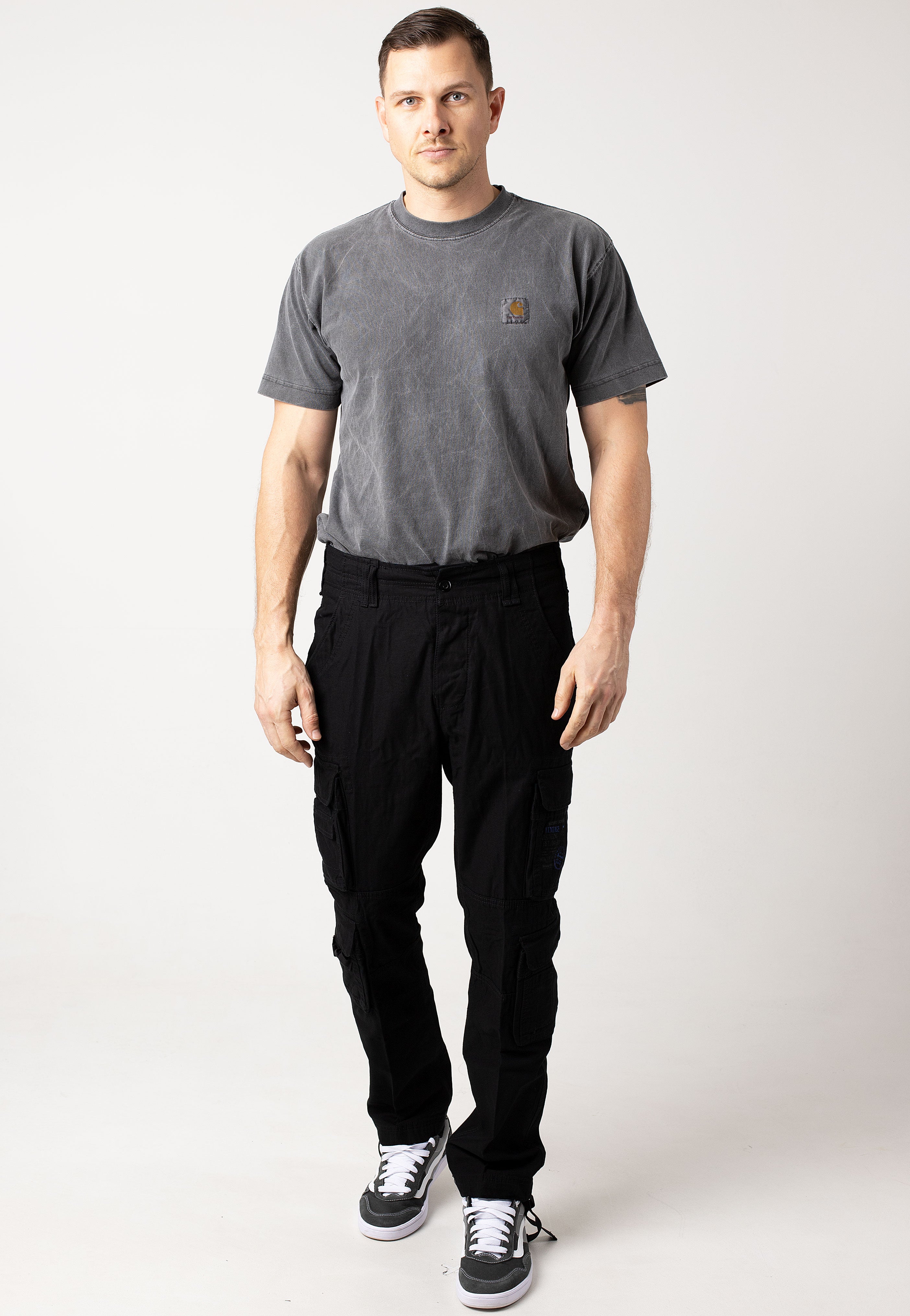 Brandit - Pure Slim Fit Black - Pants | Men-Image