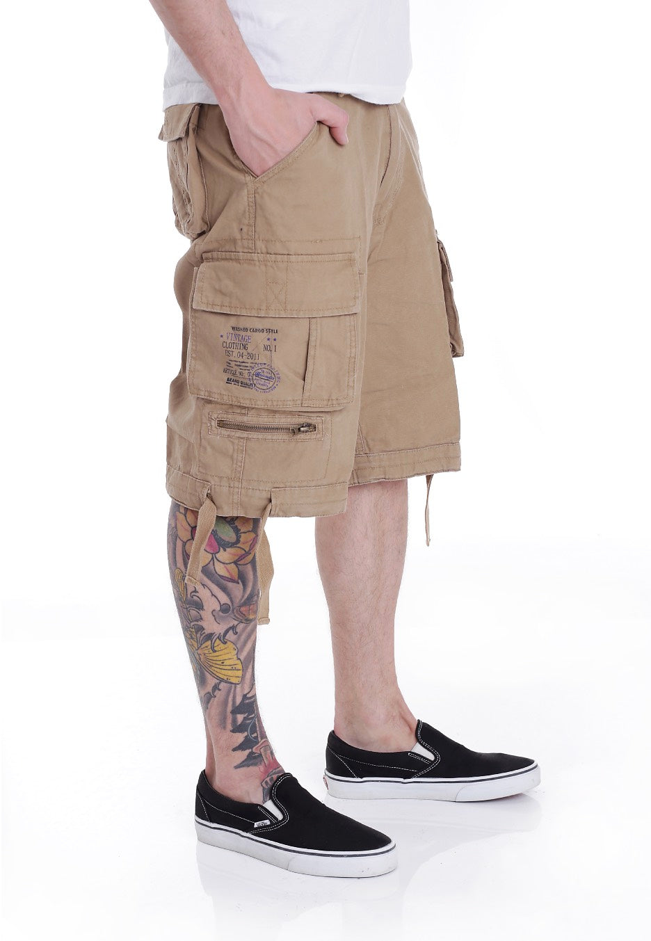 Brandit - Savage Vintage Beige - Shorts | Men-Image