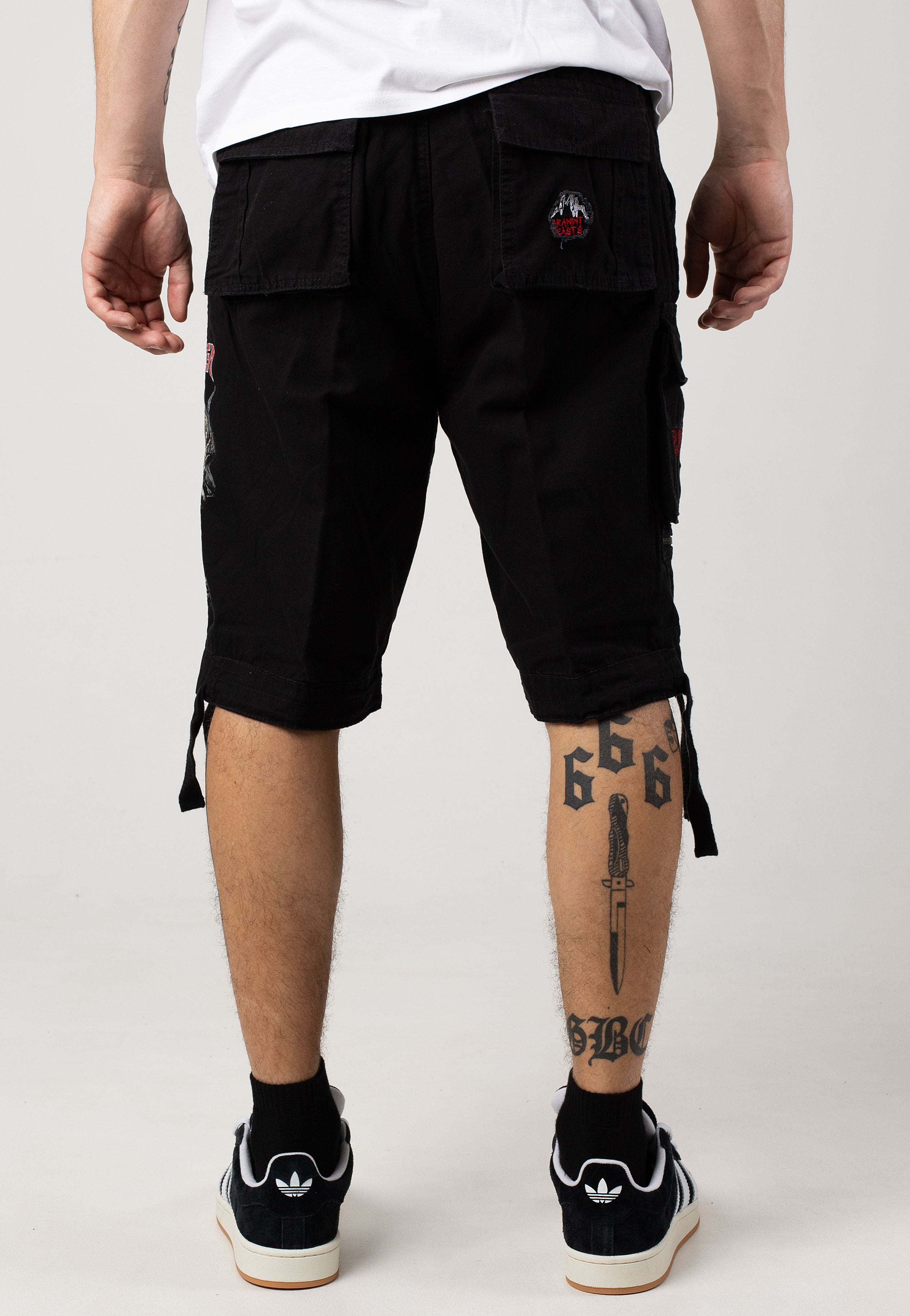 Brandit x Iron Maiden - Savage The Number Of The Beast Black Edition - Shorts | Men-Image