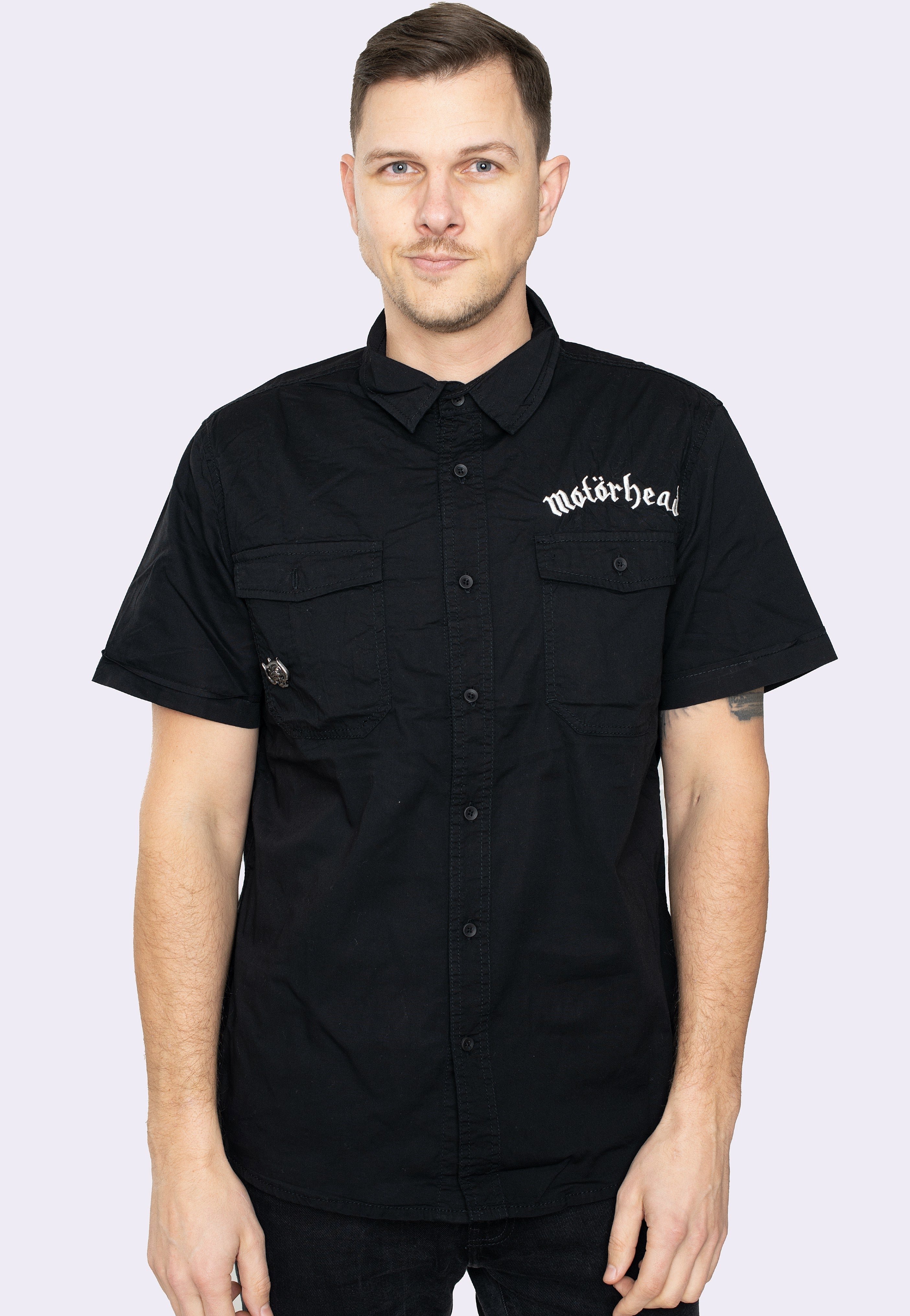 Brandit x Motörhead - Short Sleeve Black - Shirt | Men-Image