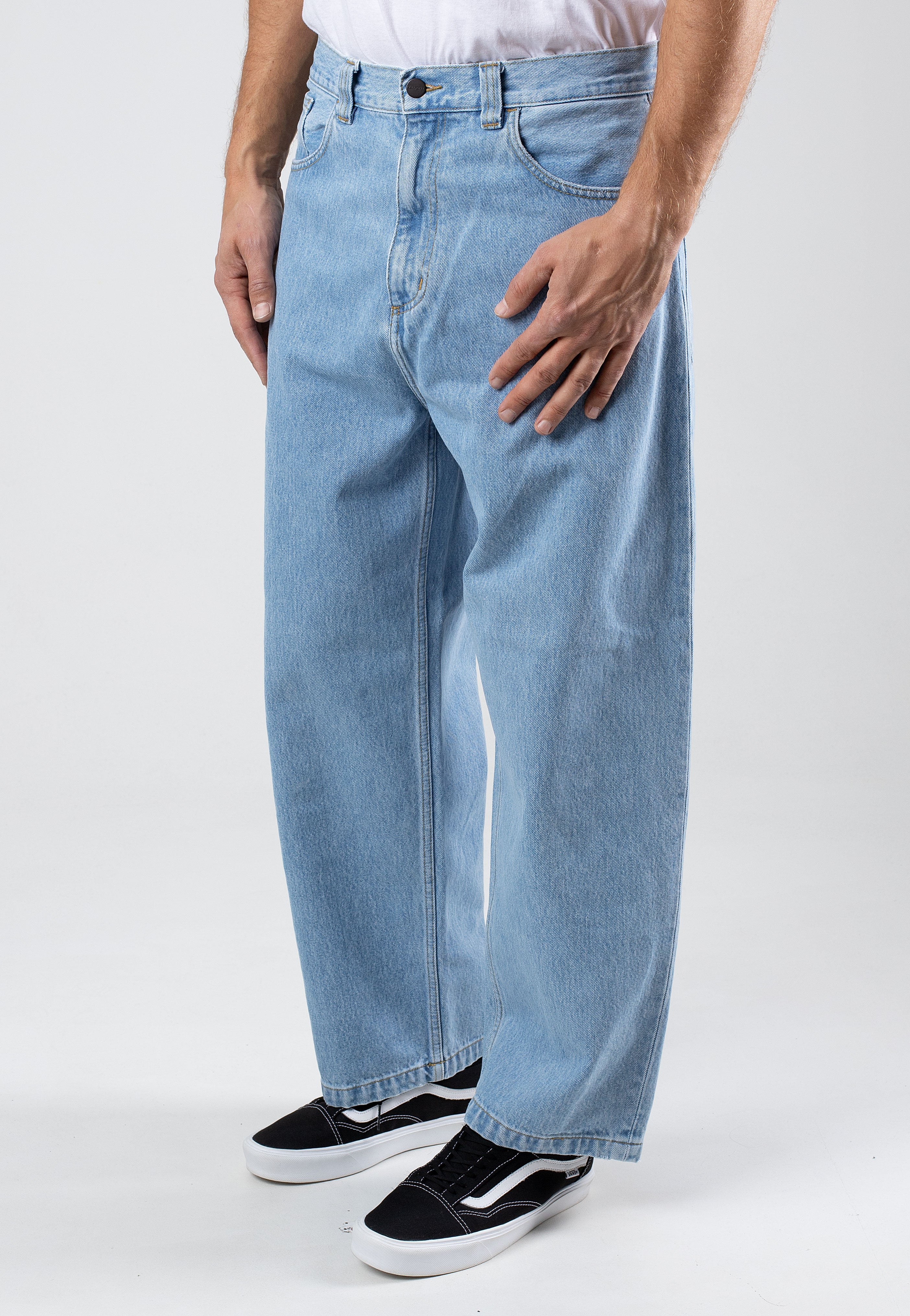 Carhartt WIP - Brandon Heavy Stone Bleached Blue - Jeans | Men-Image