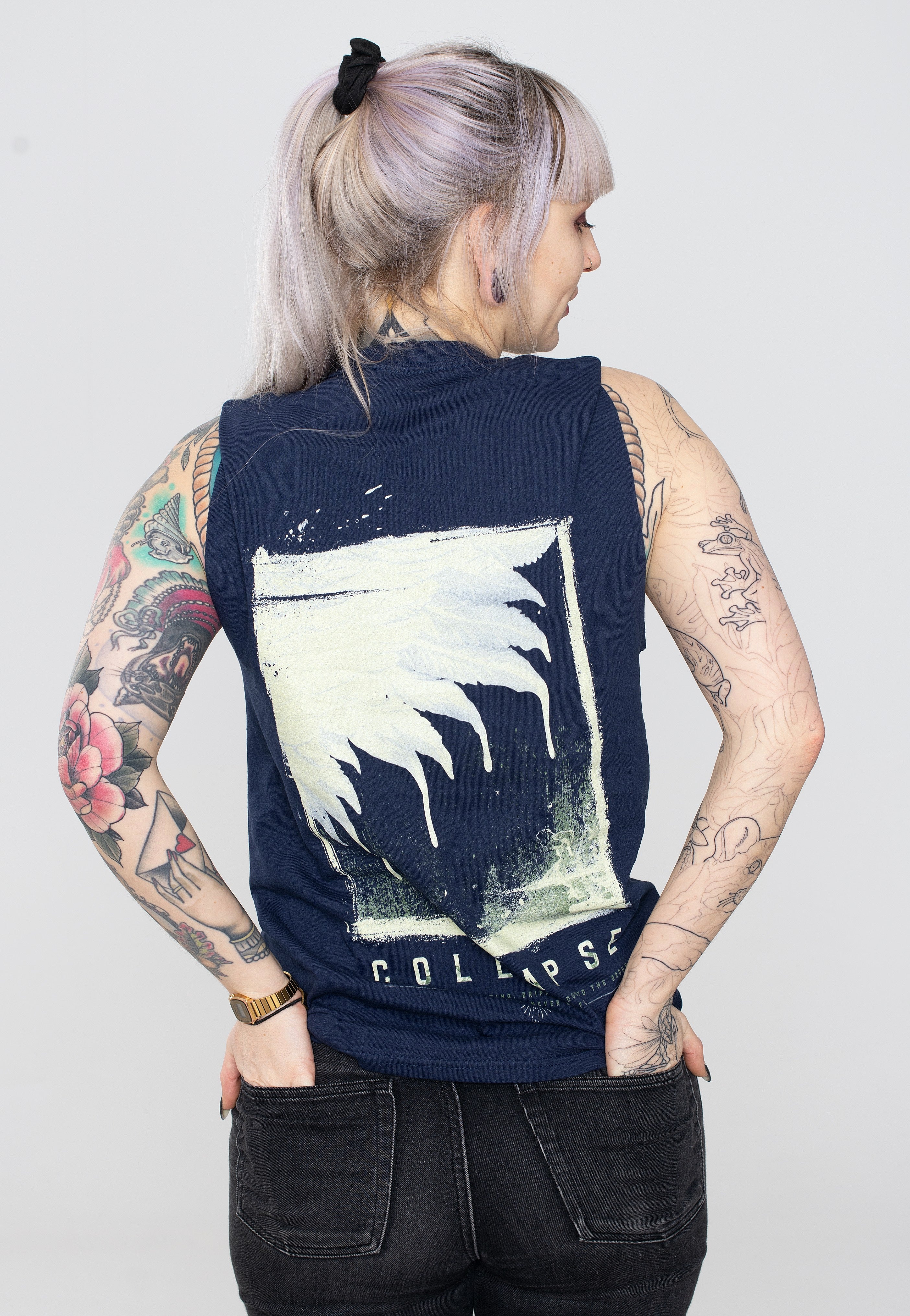 Breakdown Of Sanity - Collapse Navy - Sleeveless | Women-Image