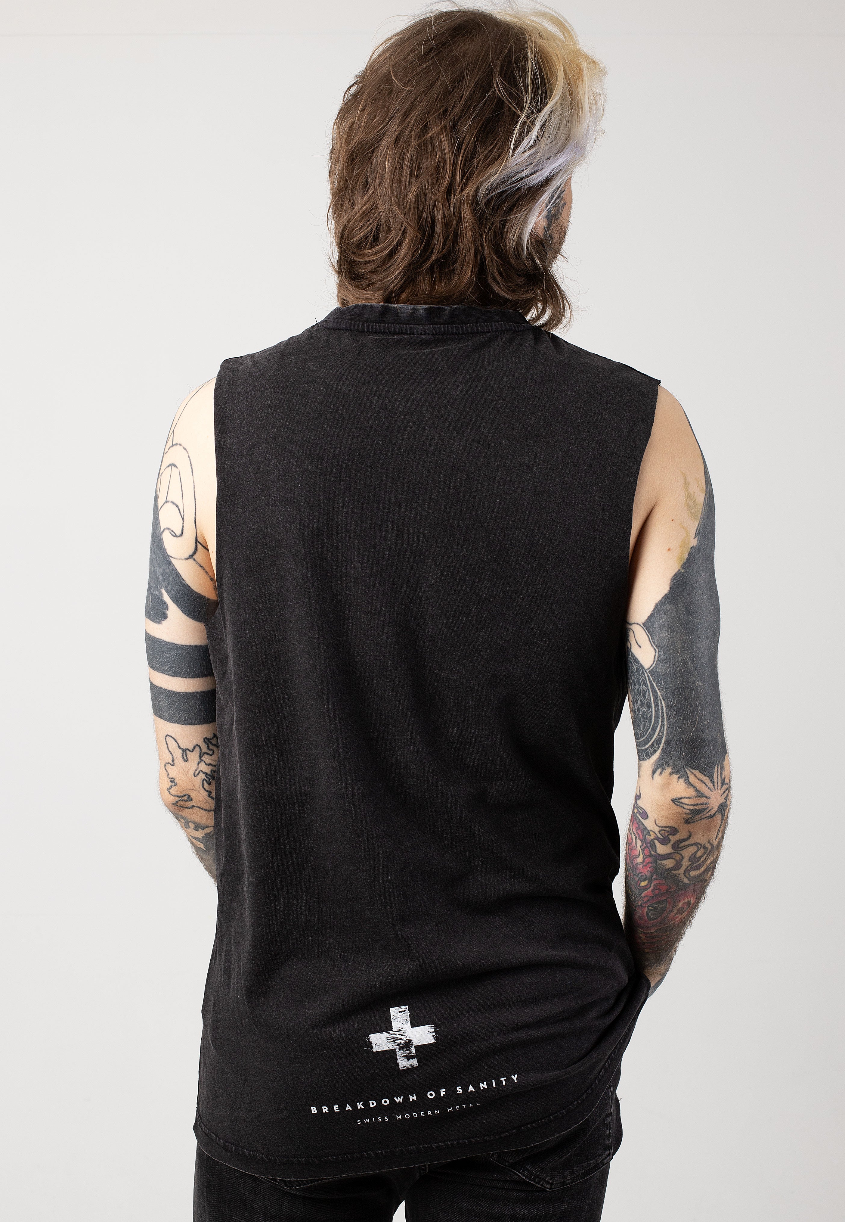 Breakdown Of Sanity - Glitch Acid Washed - Sleeveless | Men-Image