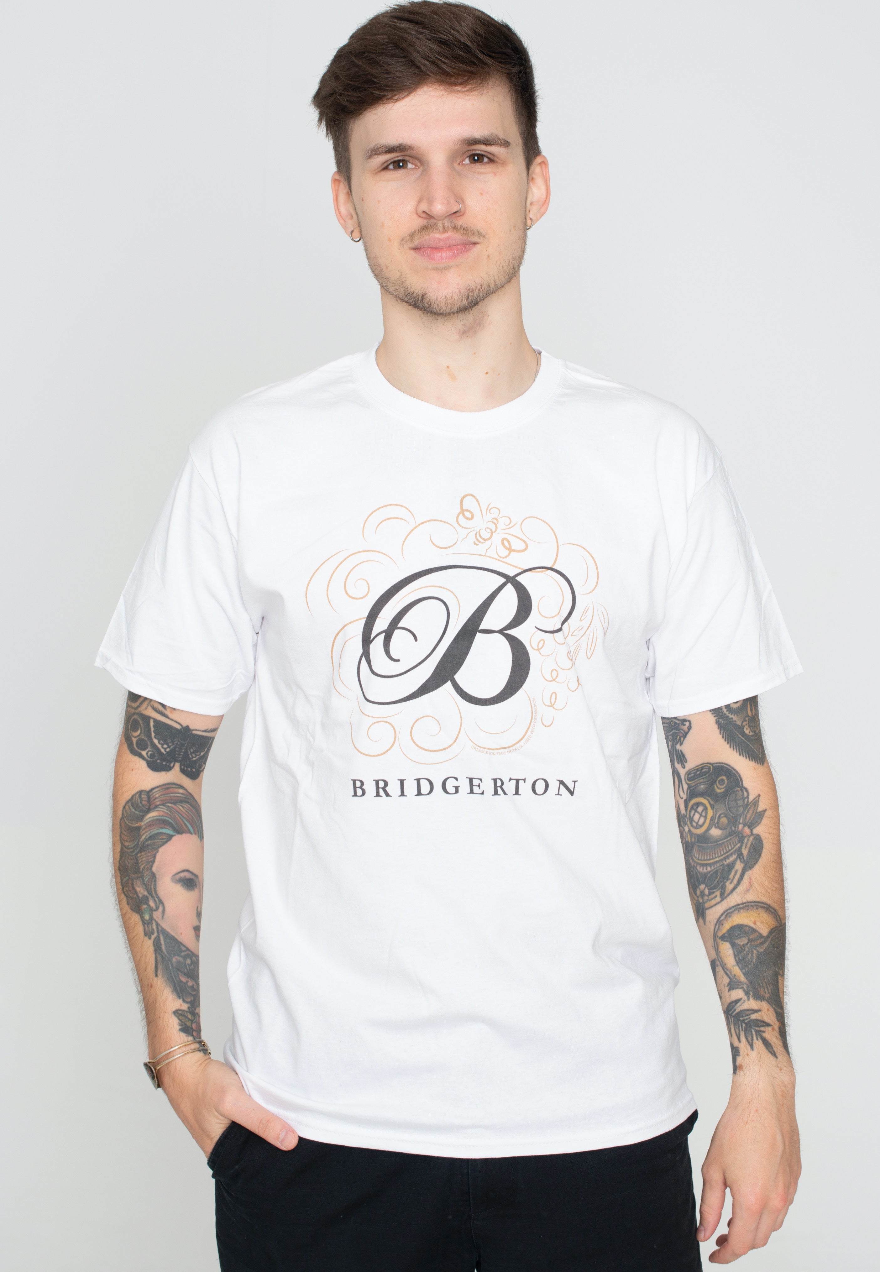 Bridgerton - Comic Style White - T-Shirt | Men-Image