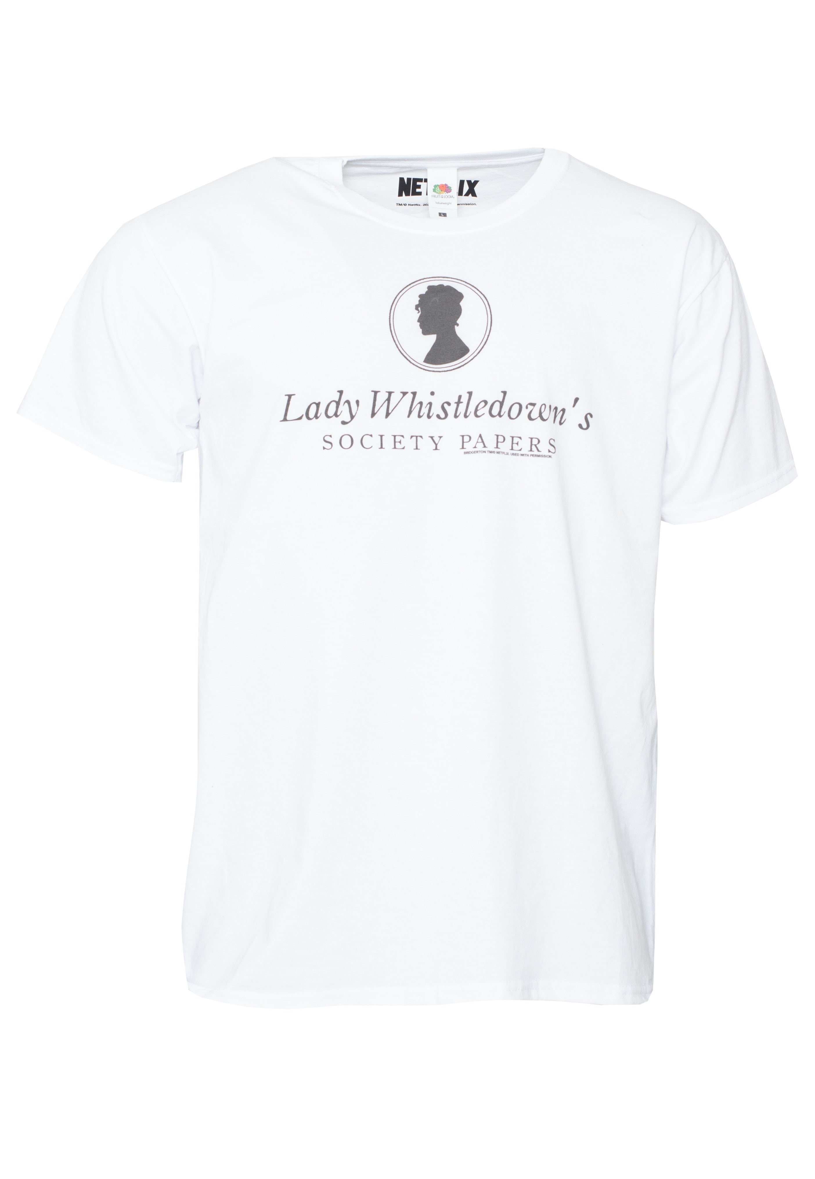 Bridgerton - Lady Whistledown White - T-Shirt | Men-Image