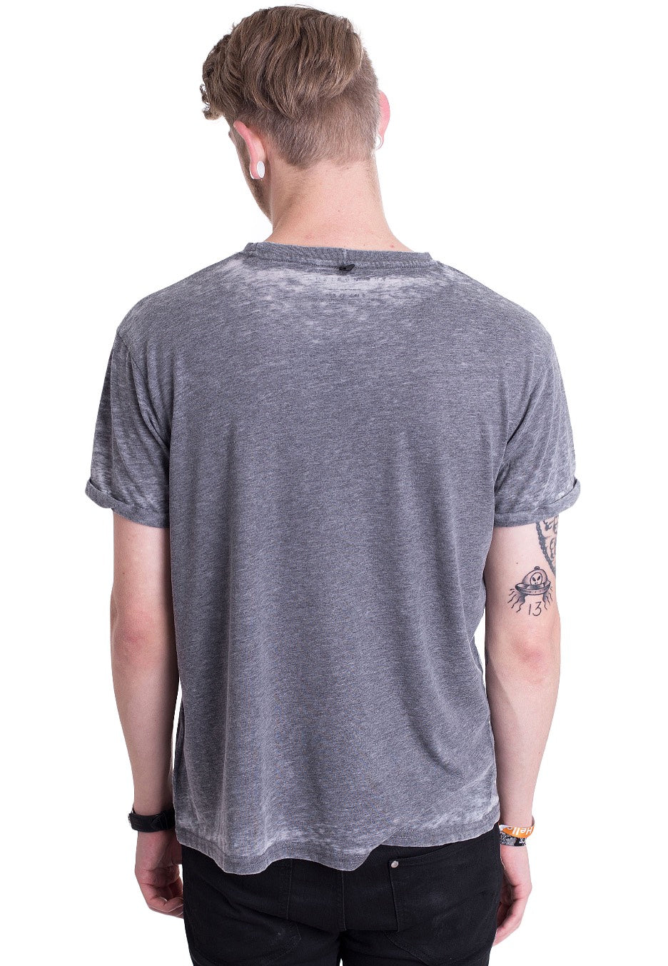 Bring Me The Horizon - Crooked Young Burnout Grey - T-Shirt | Men-Image