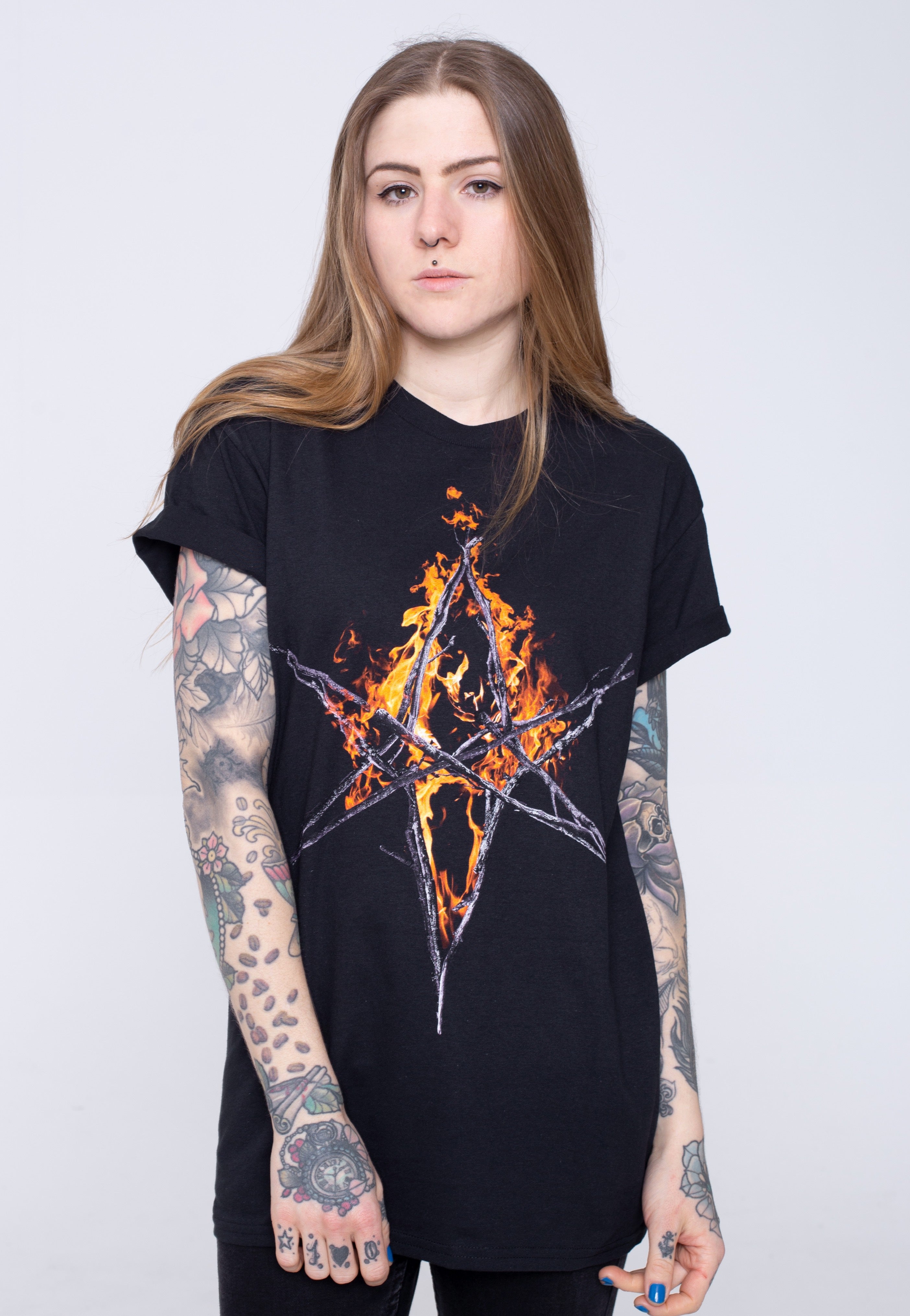 Bring Me The Horizon - Flaming Hex - T-Shirt | Women-Image