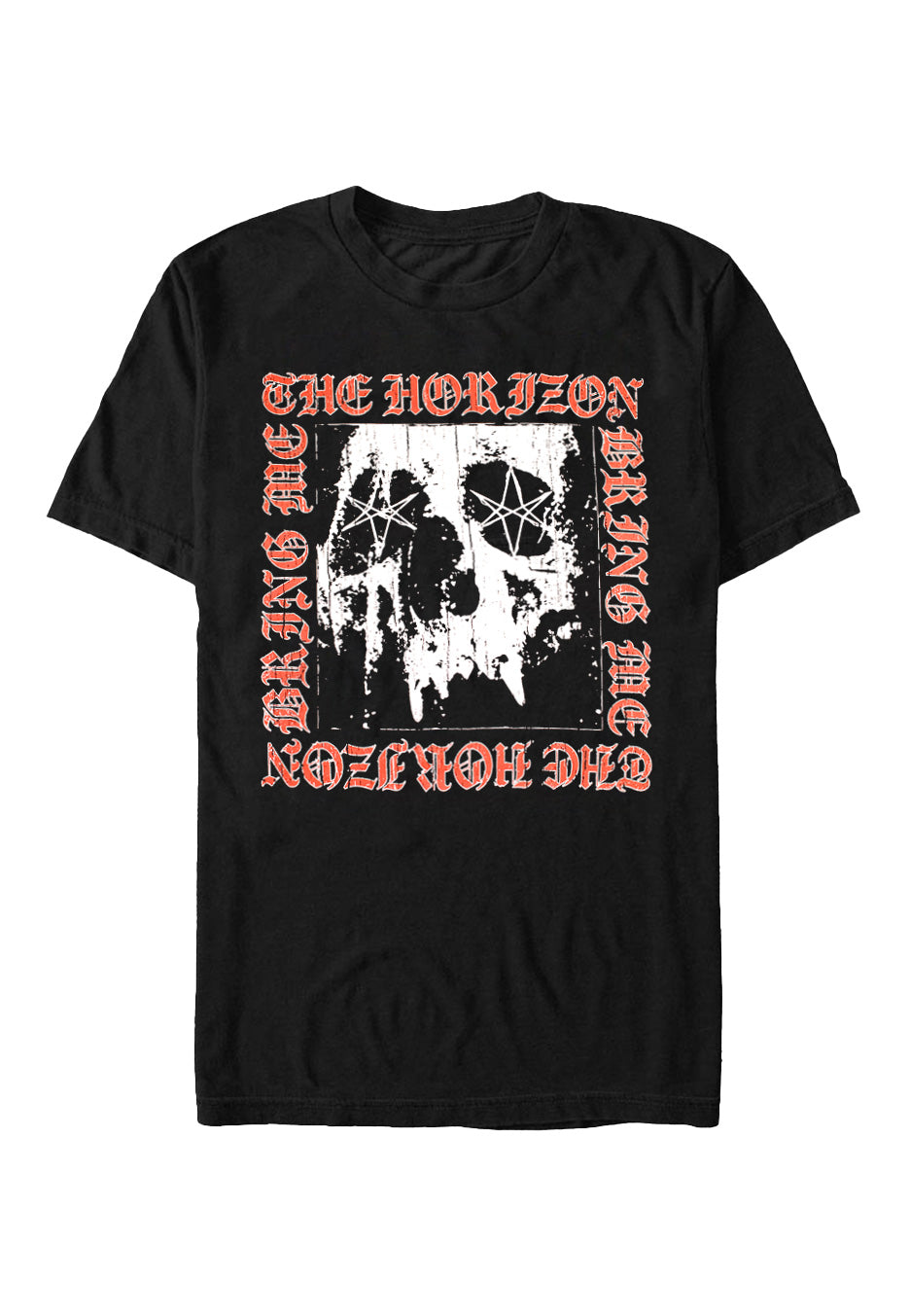 Bring Me The Horizon - Metal Logo Skull - T-Shirt | Neutral-Image