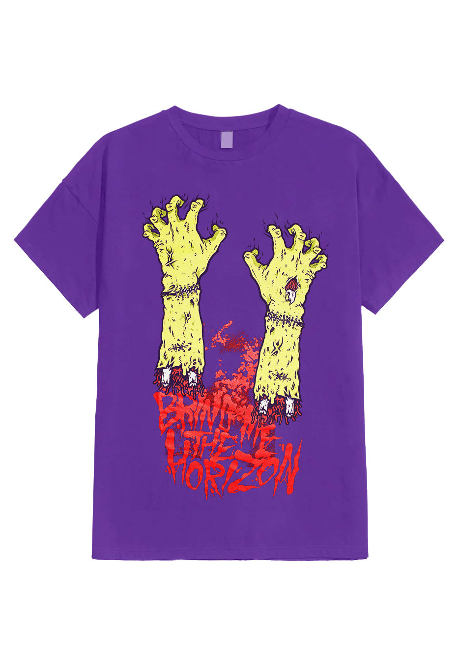 Bring Me The Horizon - Zombie Hands Purple - T-Shirt | Neutral-Image