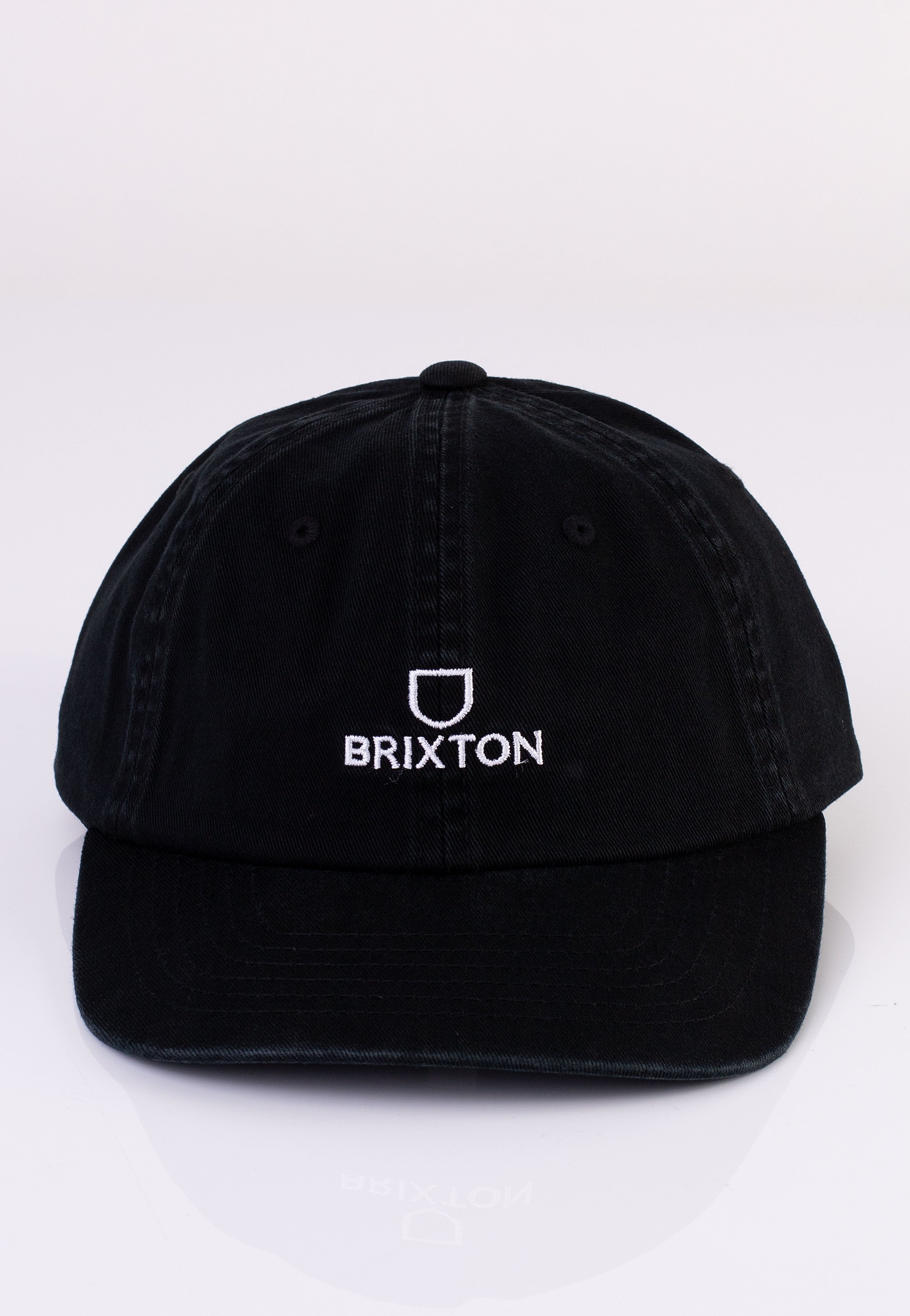 Brixton - Alpha Lp Black/White Vintage Wash - Cap | Neutral-Image