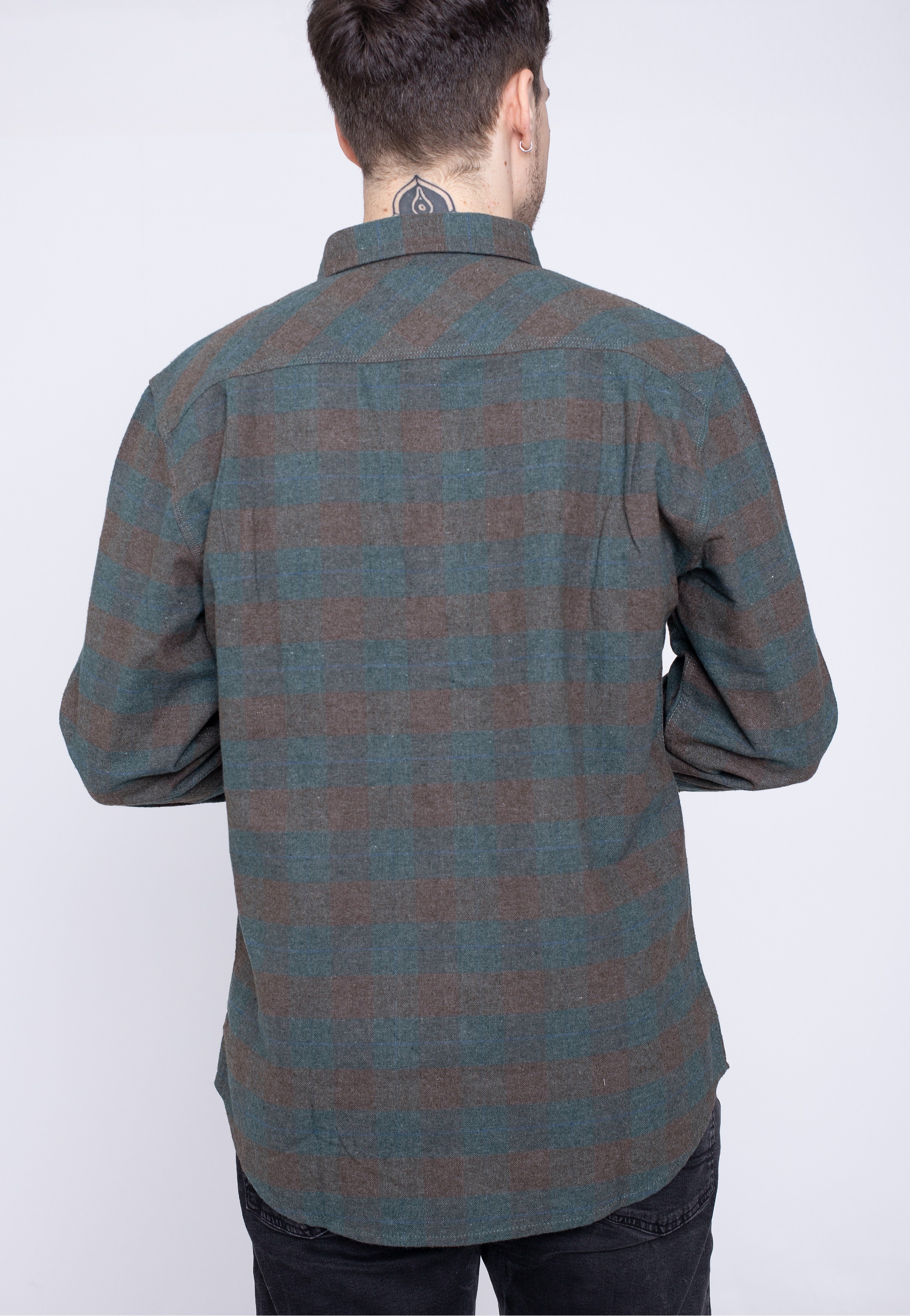 Brixton - Bowery Flannel Ocean - Shirt | Men-Image