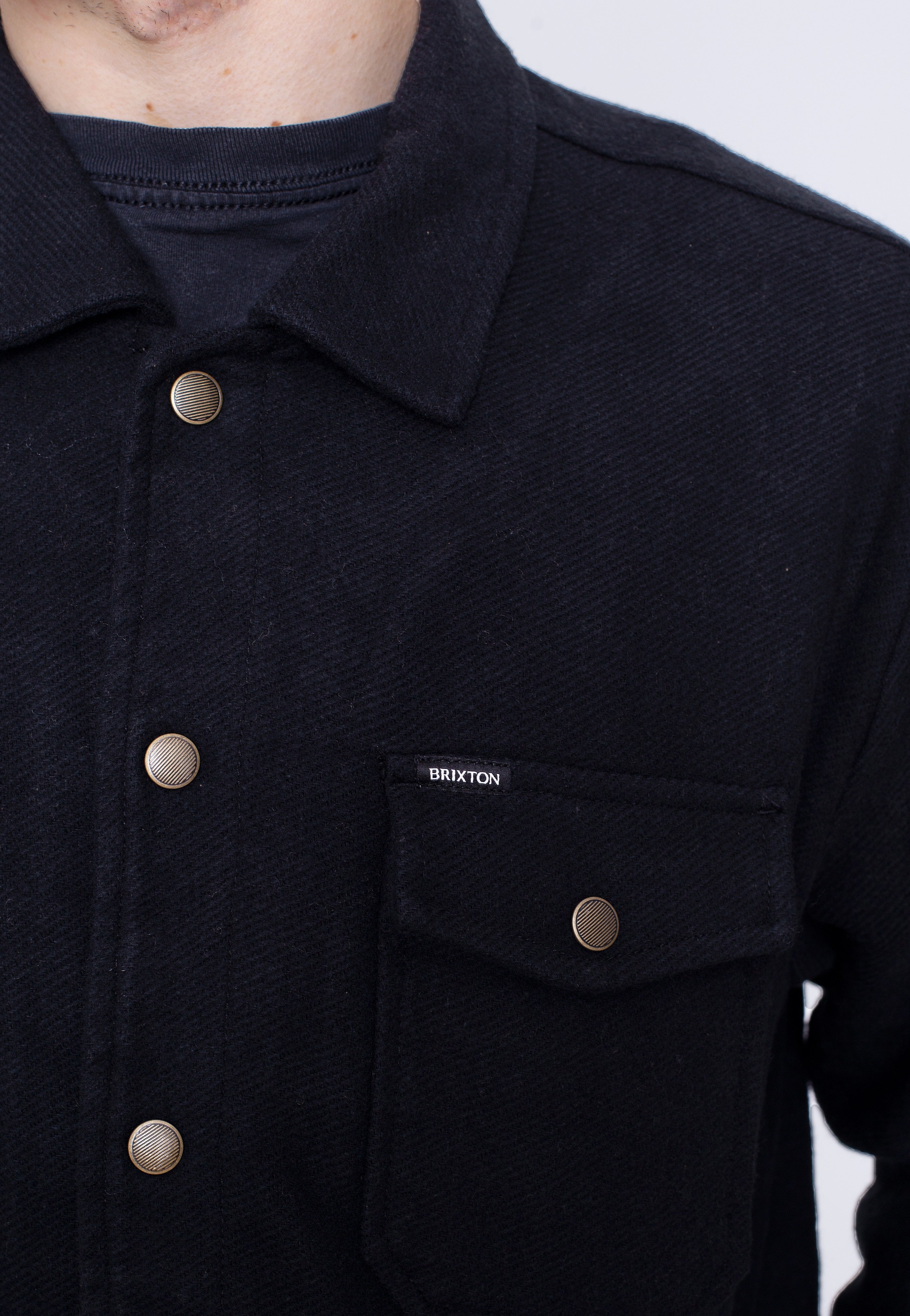 Brixton - Bowery Lined Black - Jacket | Men-Image