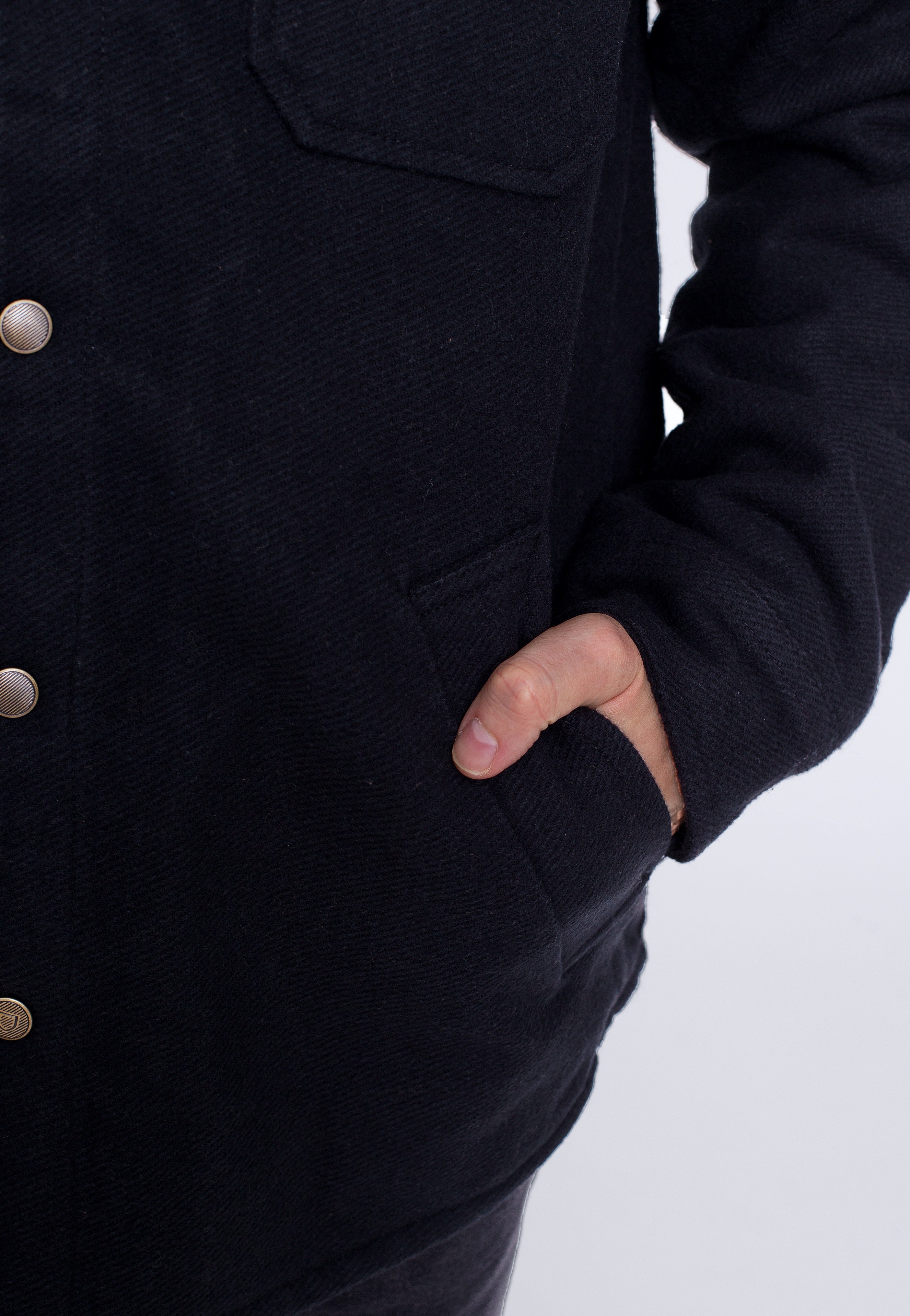 Brixton - Bowery Lined Black - Jacket | Men-Image