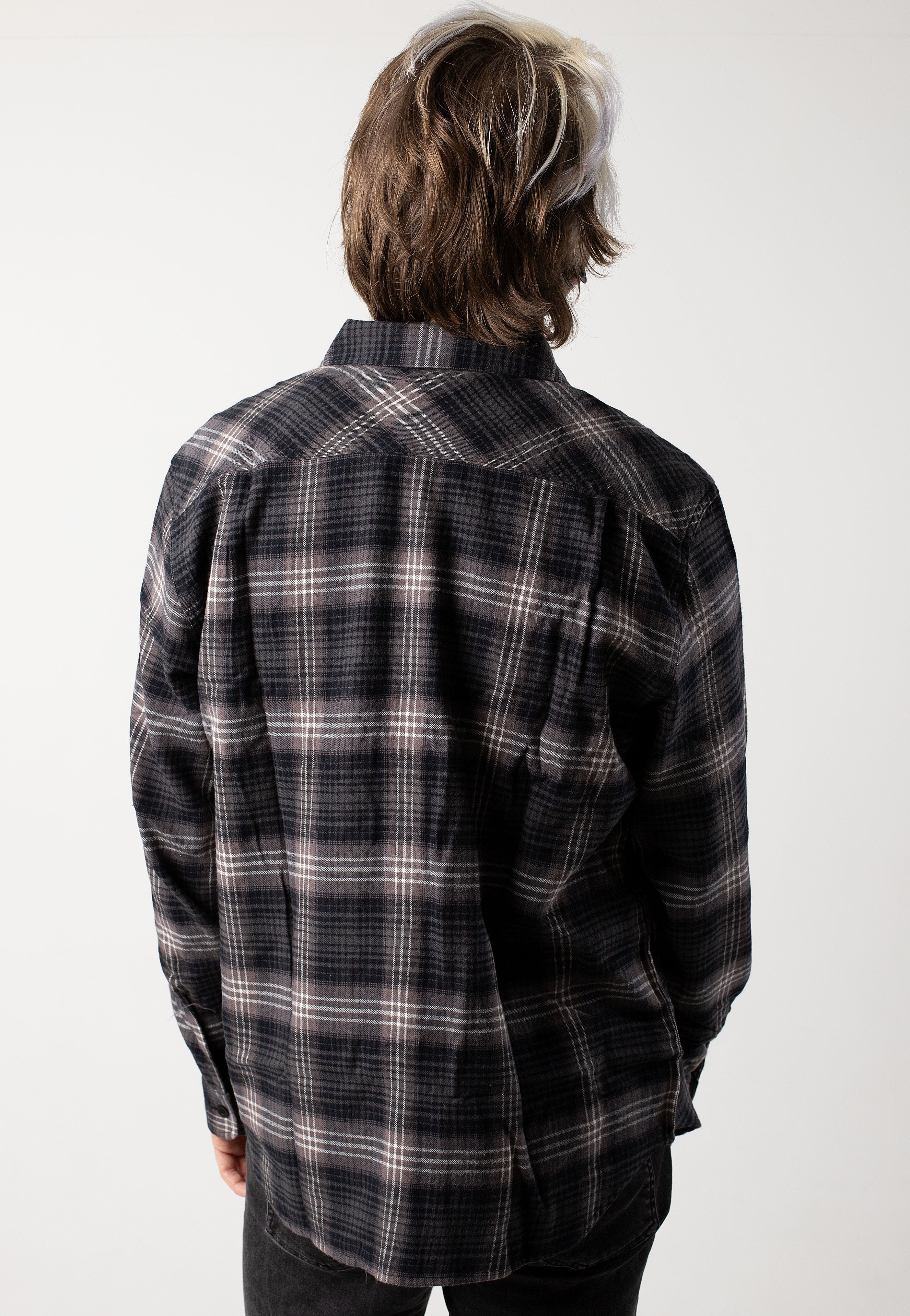 Brixton - Bowery Lw Ultra Charcoal/Black - Shirt | Men-Image