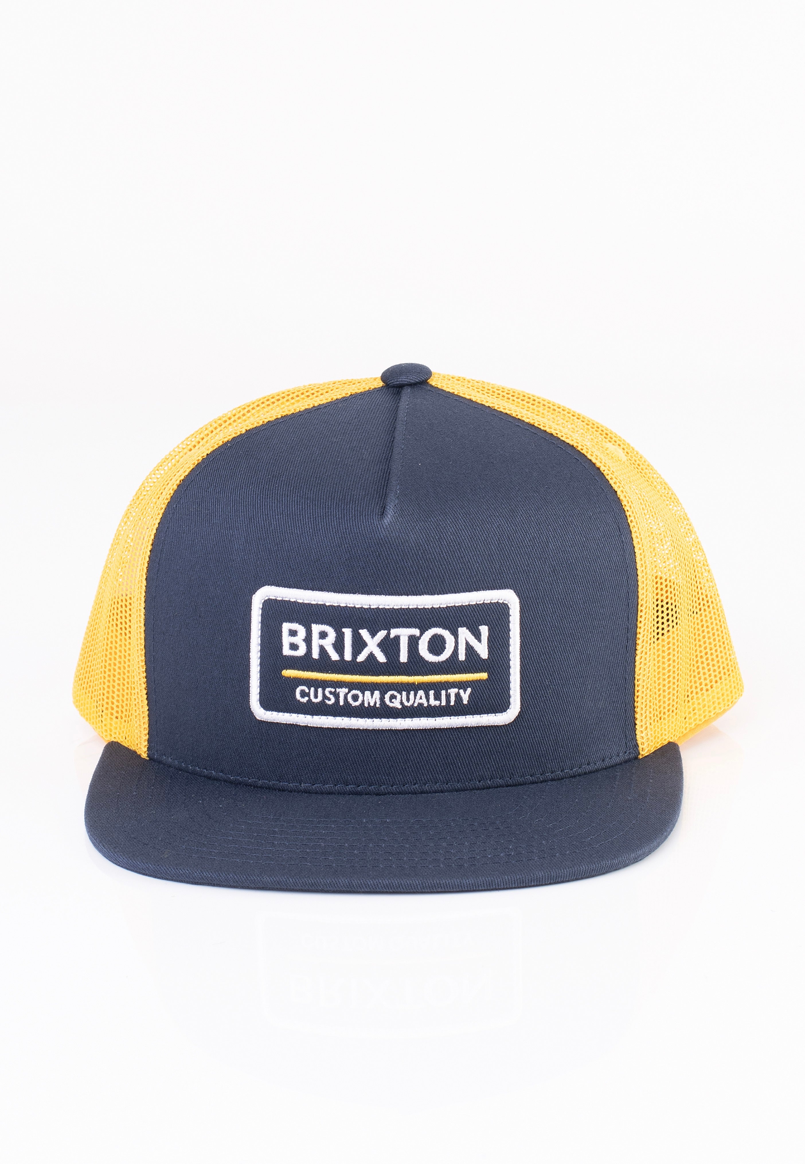 Brixton - Palmer Proper Mp Mesh Washed Navy/Bright Gold - Cap | Neutral-Image