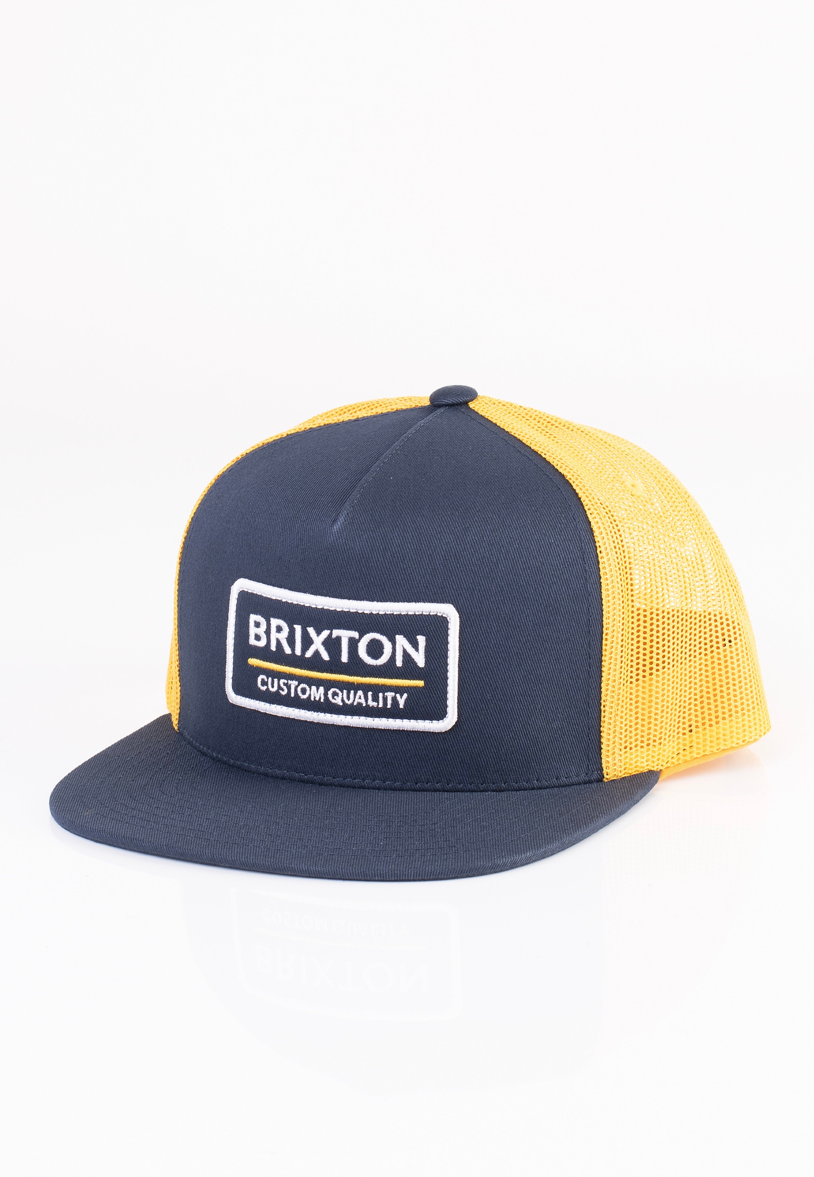 Brixton - Palmer Proper Mp Mesh Washed Navy/Bright Gold - Cap | Neutral-Image