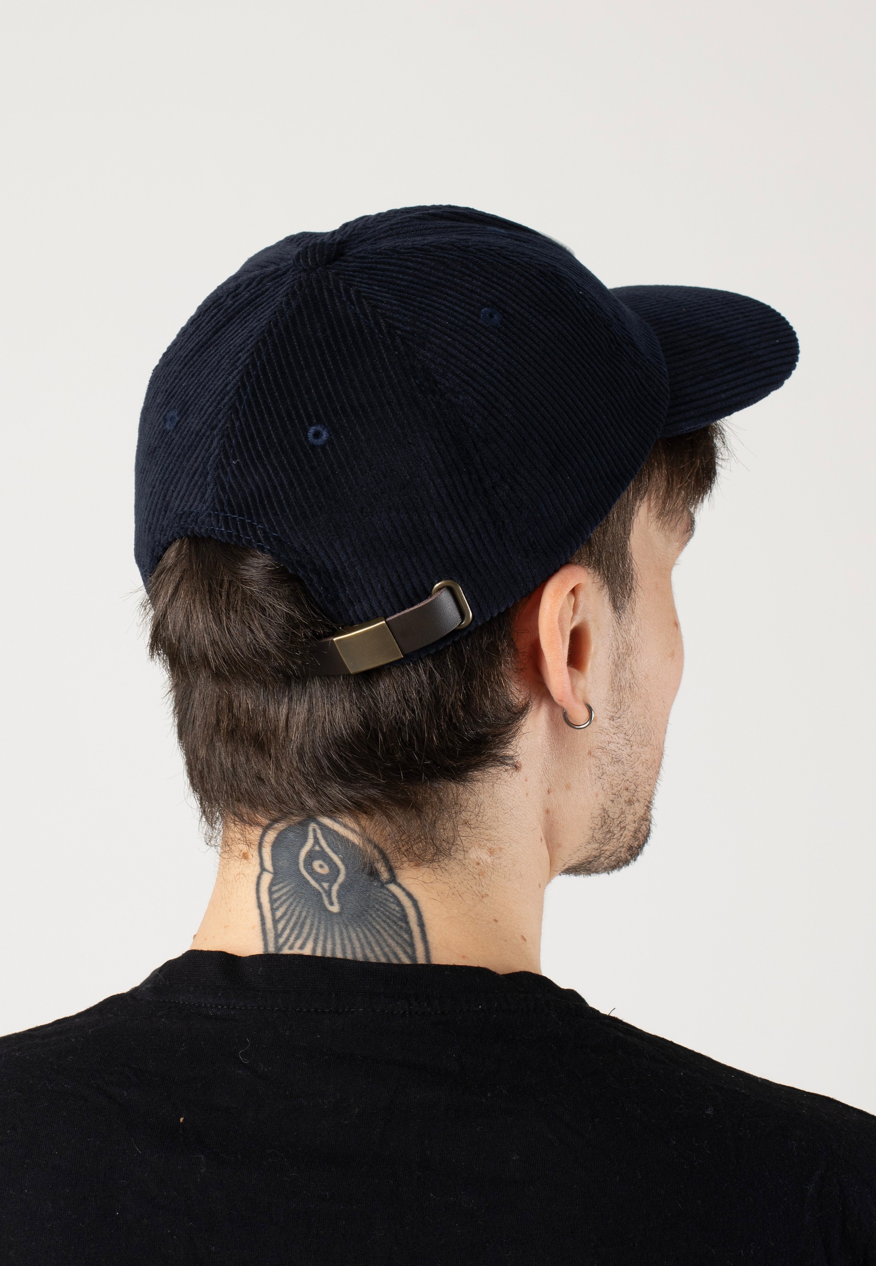 Brixton - Parsons Lp Washed Navy Cord - Cap | Neutral-Image