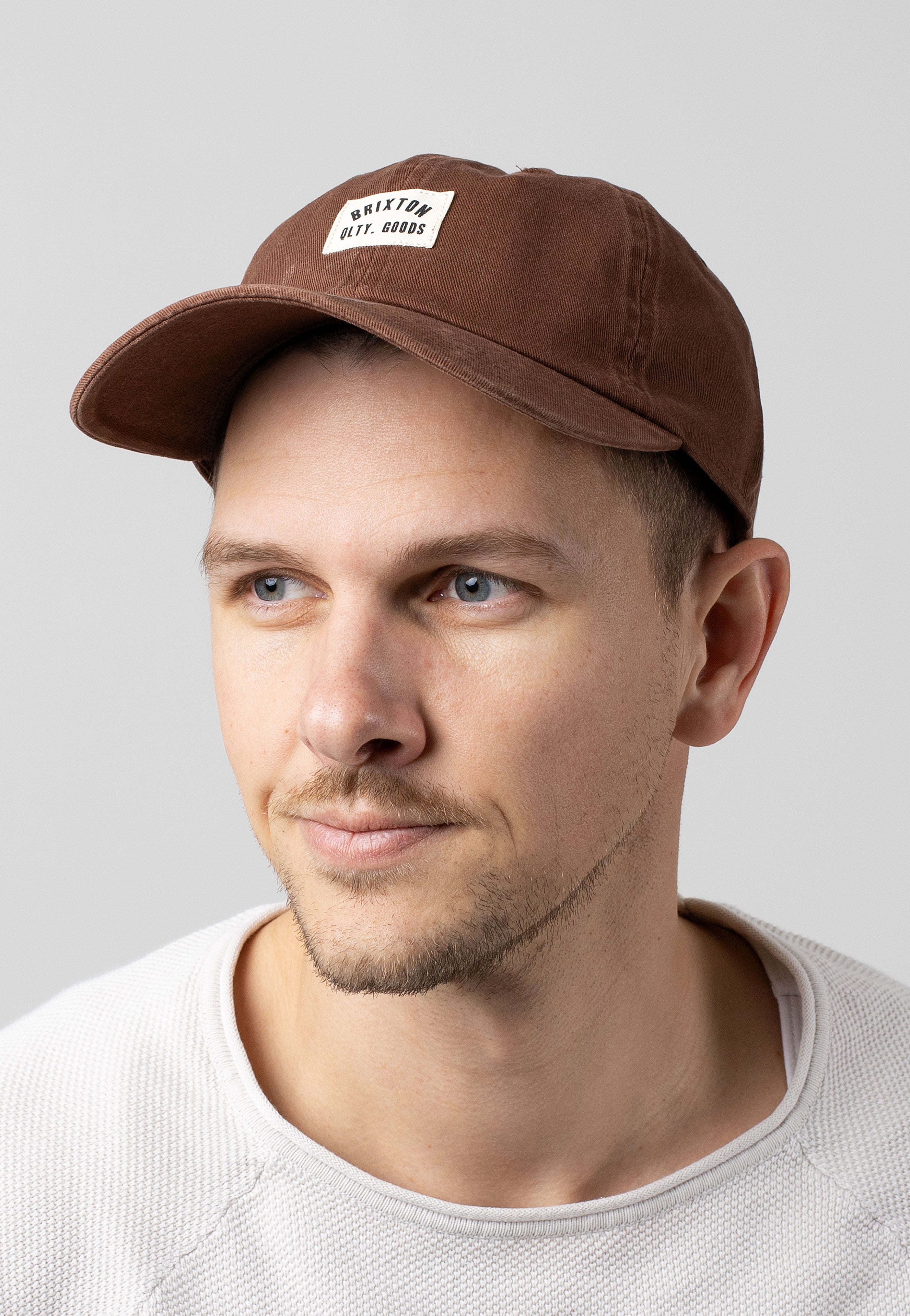 Brixton - Woodburn Lp Adj Sepia Vintage Wash - Cap | Neutral-Image