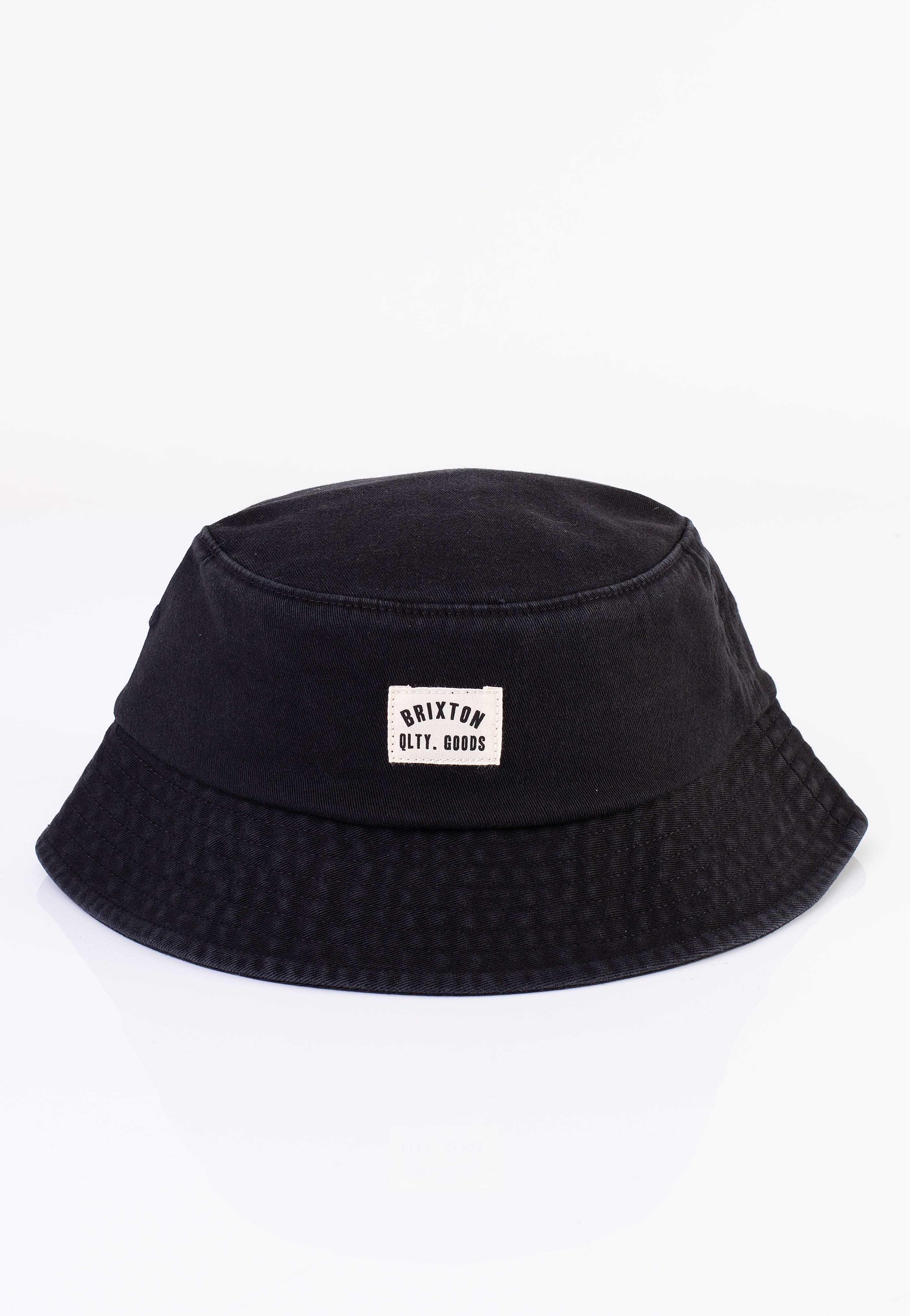 Brixton - Woodburn Packable Black Sol Wash - Bucket Hat | Neutral-Image